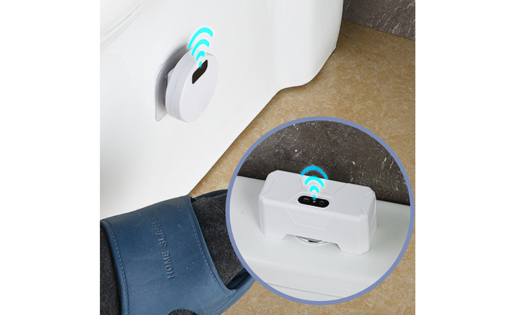 Infrared Sensor Toilet Flusher Handsautomatic Touchless Toilet Flusher Smart
