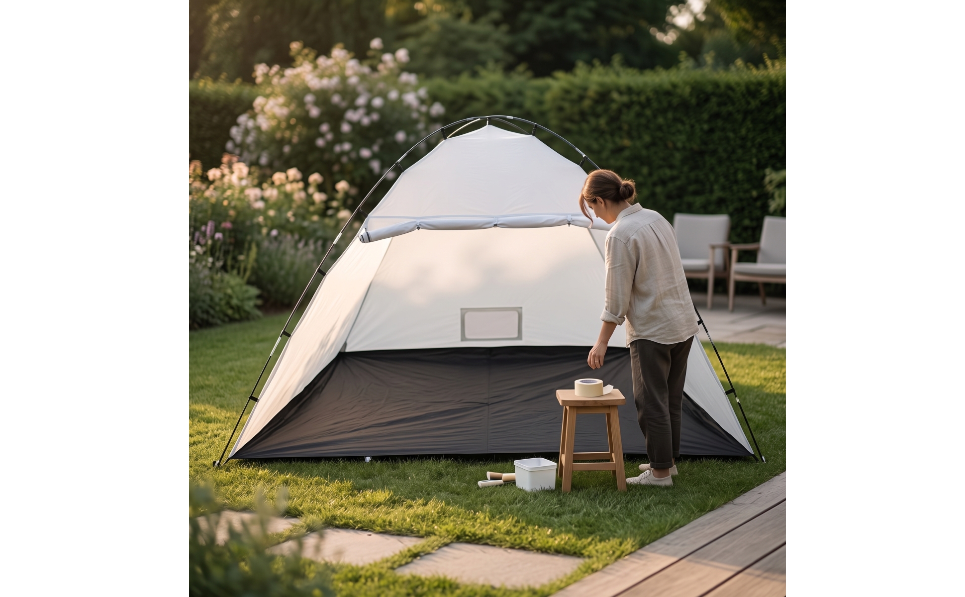 Cabina di Verniciatura a Spruzzo Portatile Tenda da Verniciatura Leggera