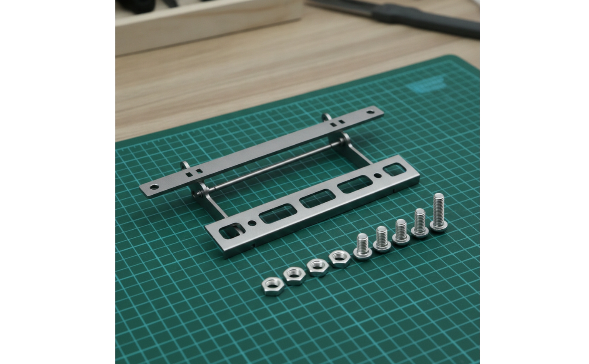 Cab Support Bracket with Screws Aluminum Alloy RC Truck Bracket Hinge-Style