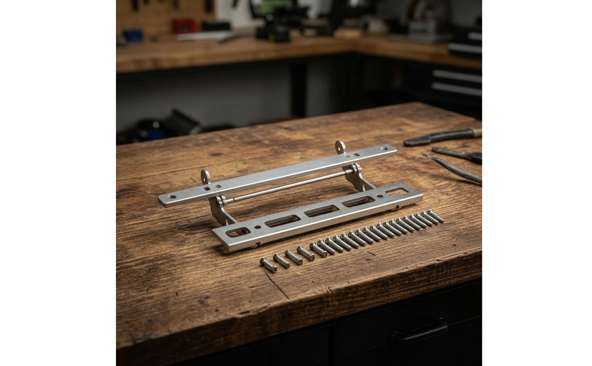 Cab Support Bracket with Screws Aluminum Alloy RC Truck Bracket Hinge-Style
