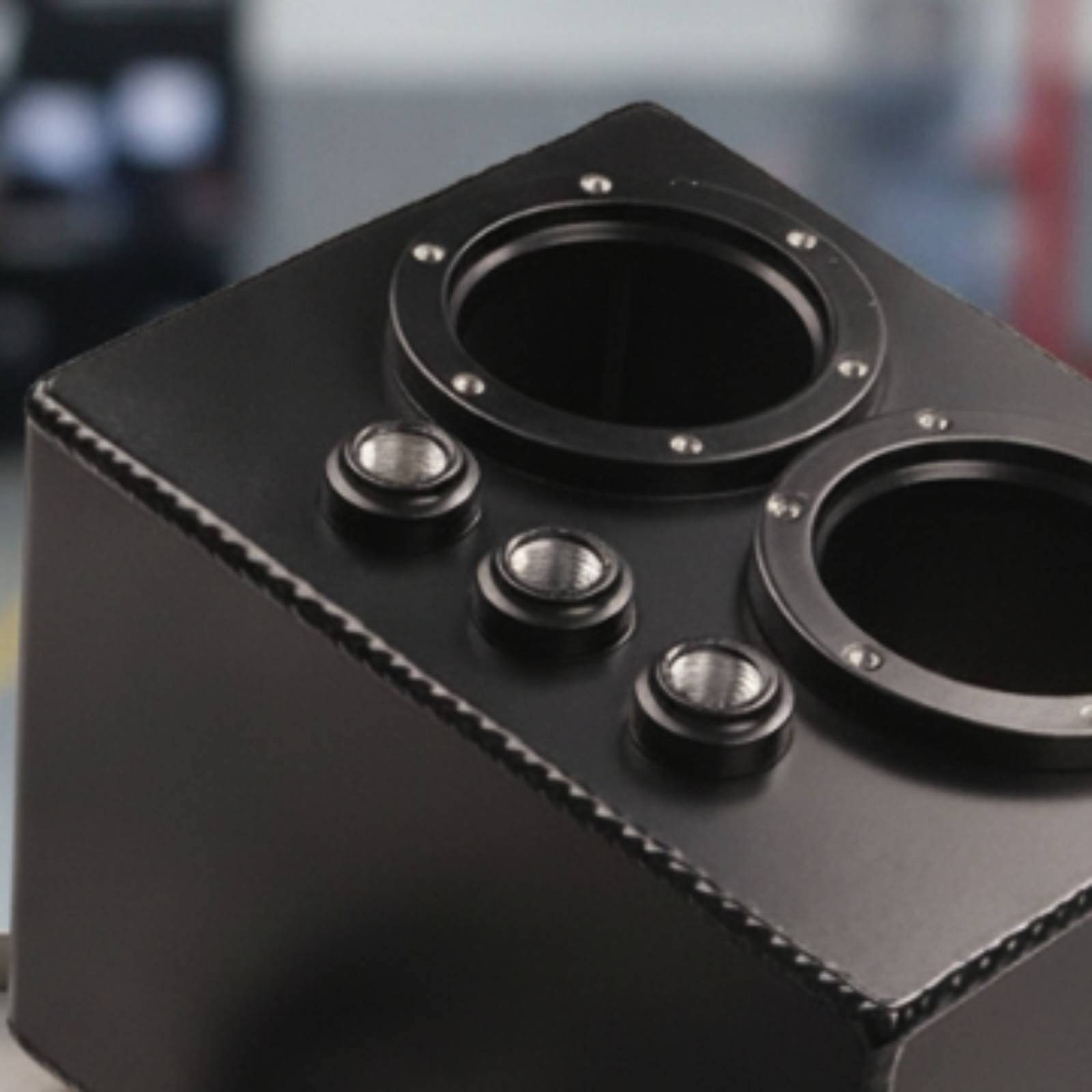 Surge Tank with Fittings Aluminum Fuel Surge Tank Welded for Racers - Produktbild 2