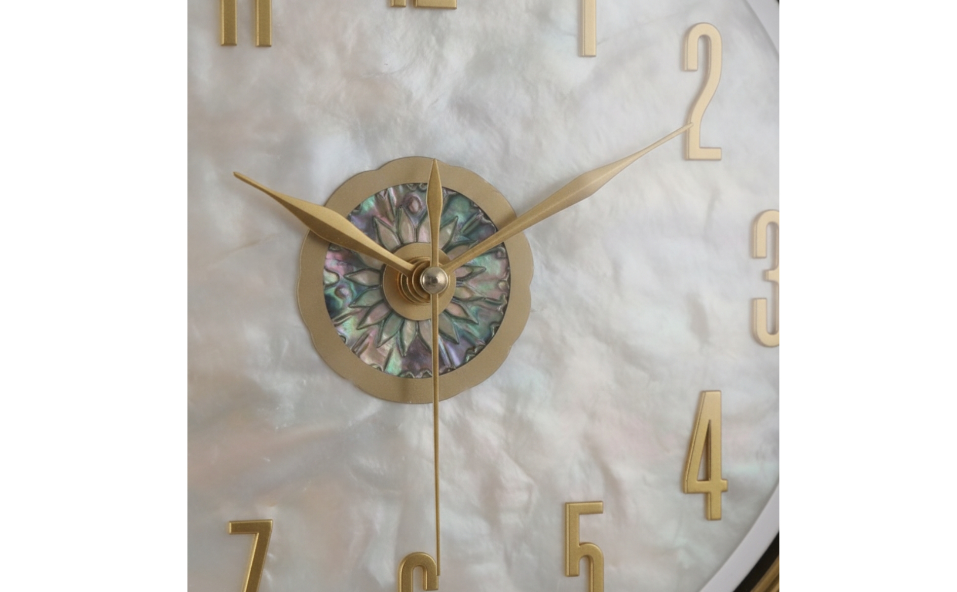 Wall Clock with Pendulum Ornate Silent Wall Clock Non-Ticking for Hallway, Study