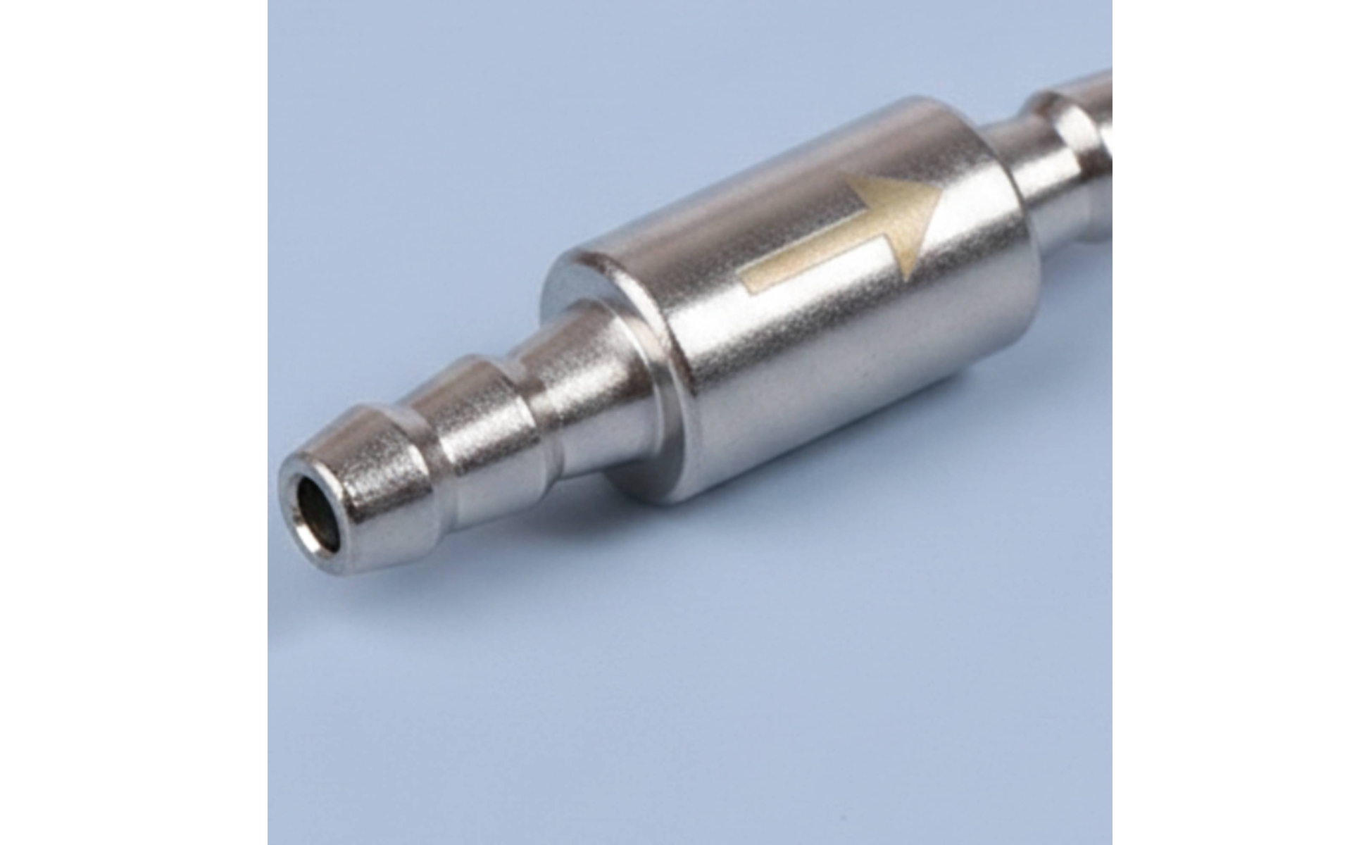 Barbed Check Valve Stainless Steel for Gas Tubing Lines, Aquarium Hobbyists
