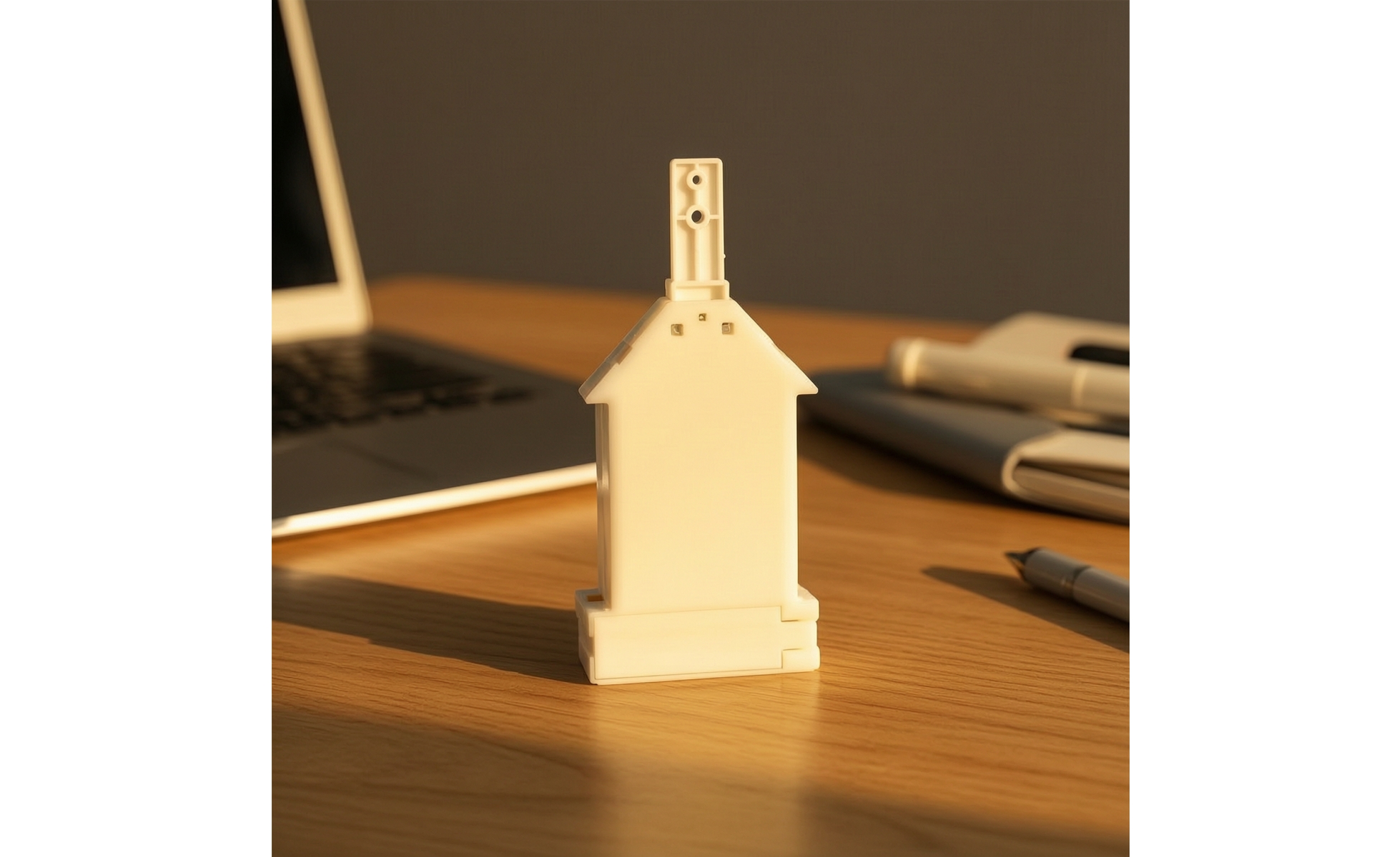 House-Shaped Display Toy Compact Point-of-Purchase Display with Hook Lightweight