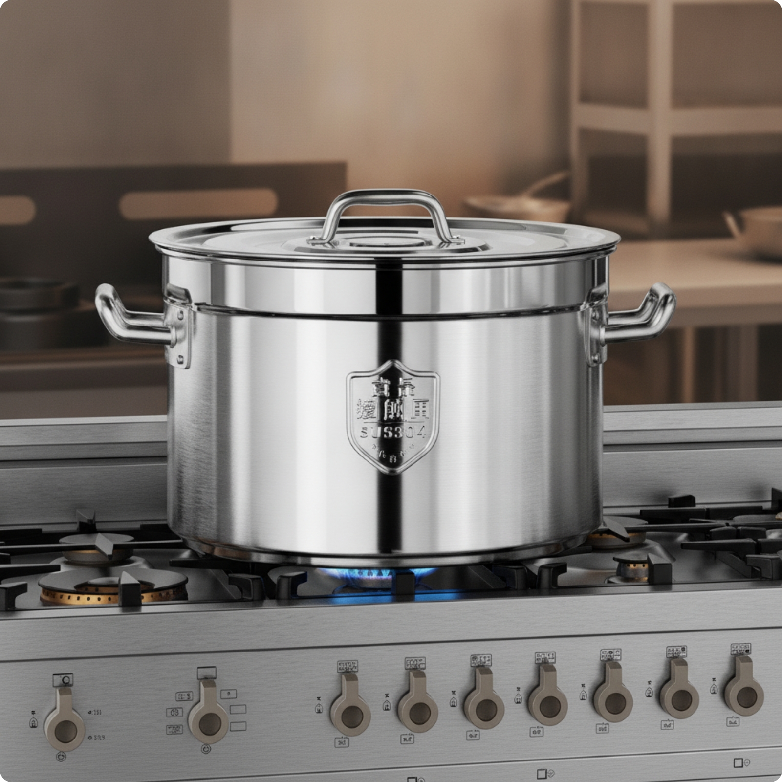 Stainless Steel Stock Pot Stock Pot with Lid Polished