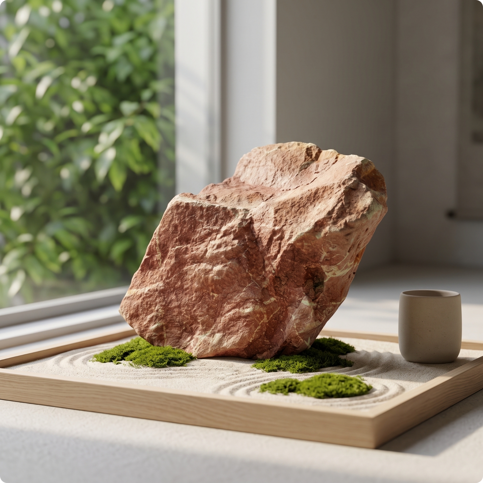 Artificial Faux Stone Rock Lightweight Faux Stone Textured for Courtyard