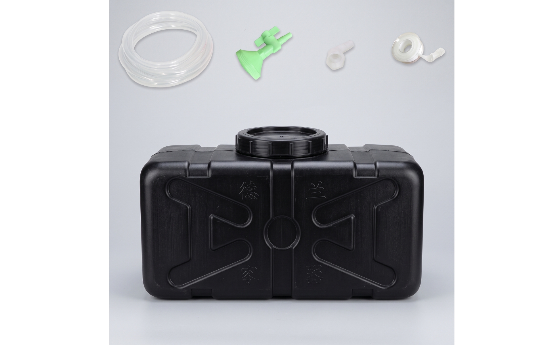 Solar Heated Water Tank Rectangular Solar Water Tank Outdoor for Camping