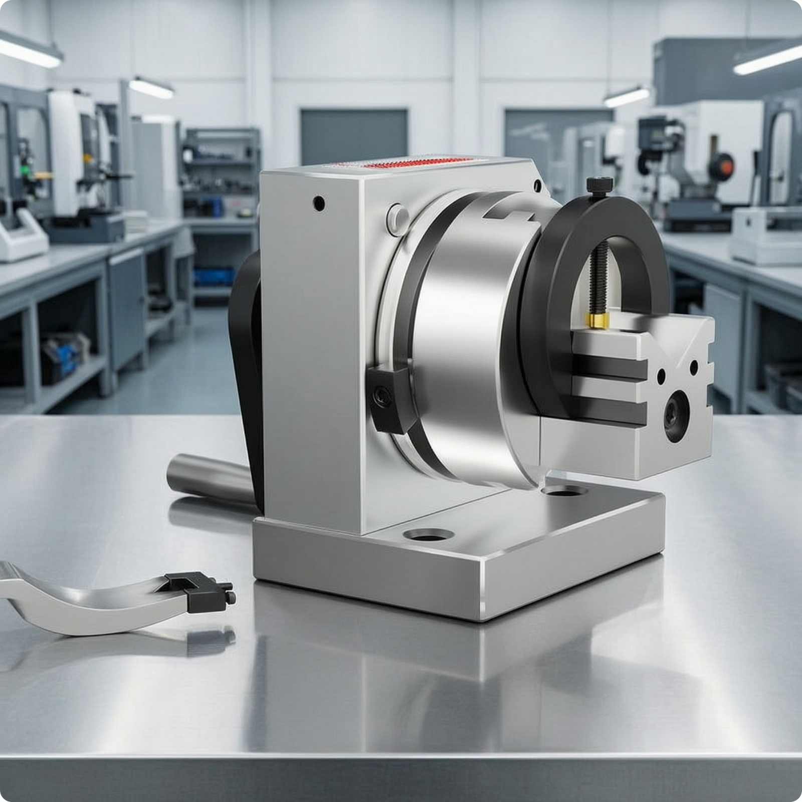 Punch Forming Tool with Chuck Bench-Mounted for Precision Grinding, Toolmakers