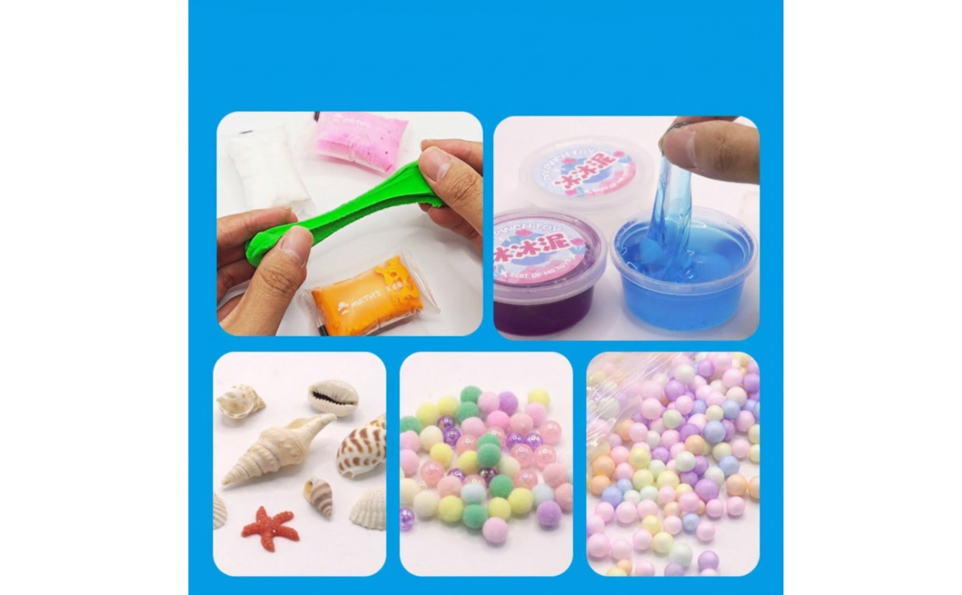 DIY Press Ball Kit Customizable Squishy Making Kit Sensory for Children