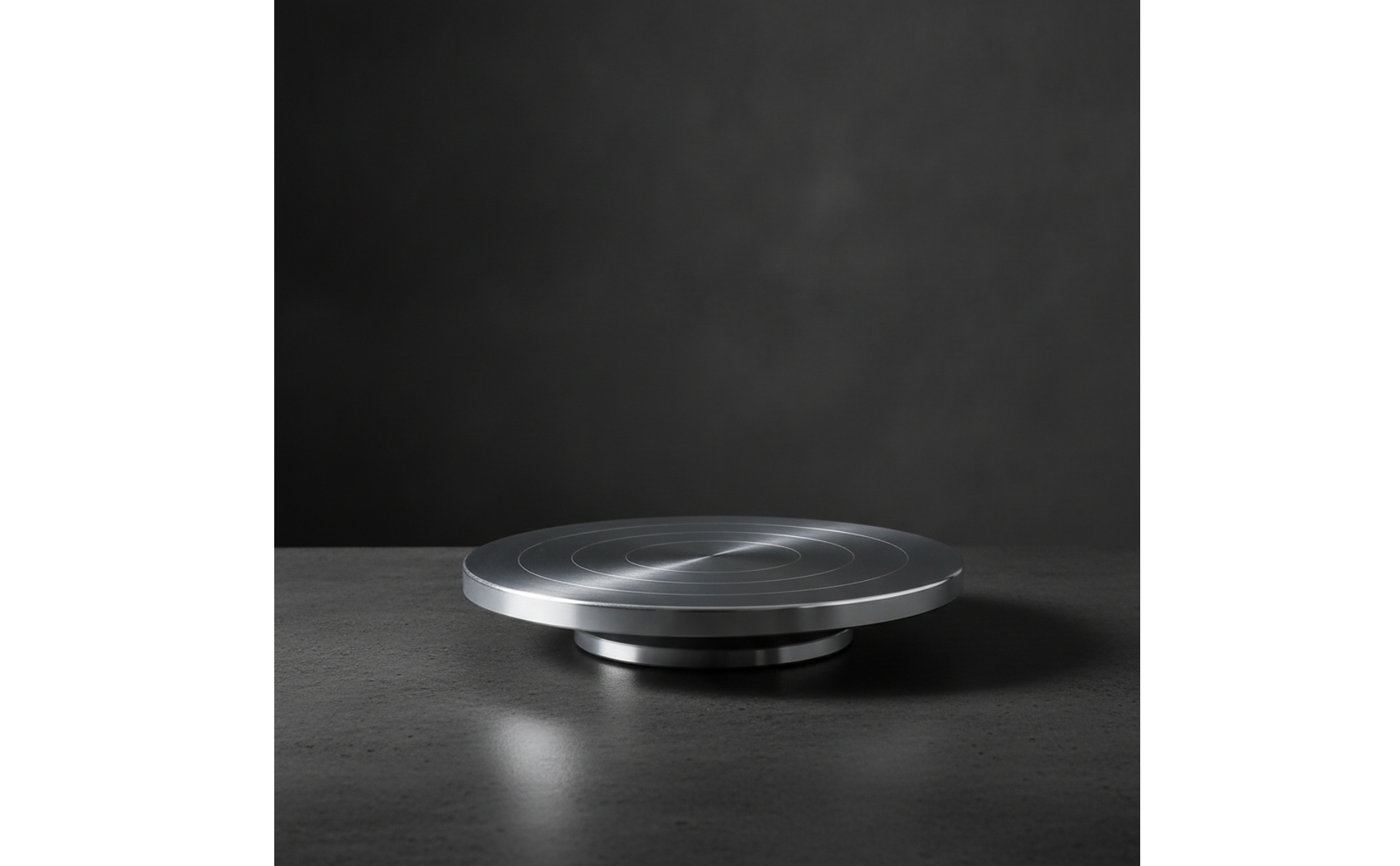 Manual Turntable Aluminium Alloy Pottery Wheel with Metal Top Sleek-Design