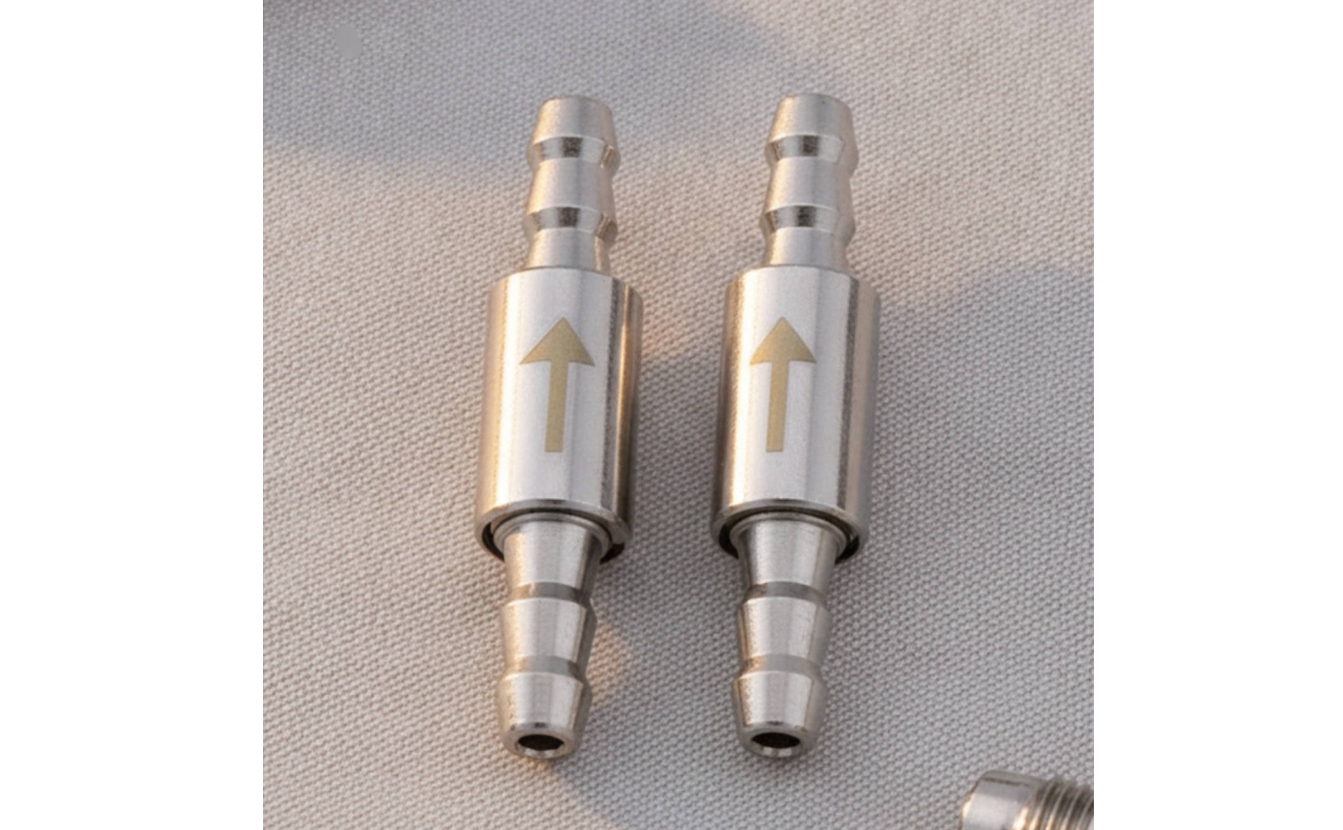 Barbed Check Valve Stainless Steel for Gas Tubing Lines, Aquarium Hobbyists