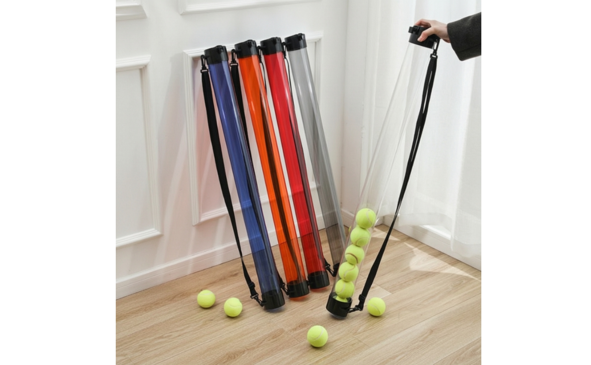Tennis Ball Pickup Tube Portable Tennis Ball Collector Tube Lightweight