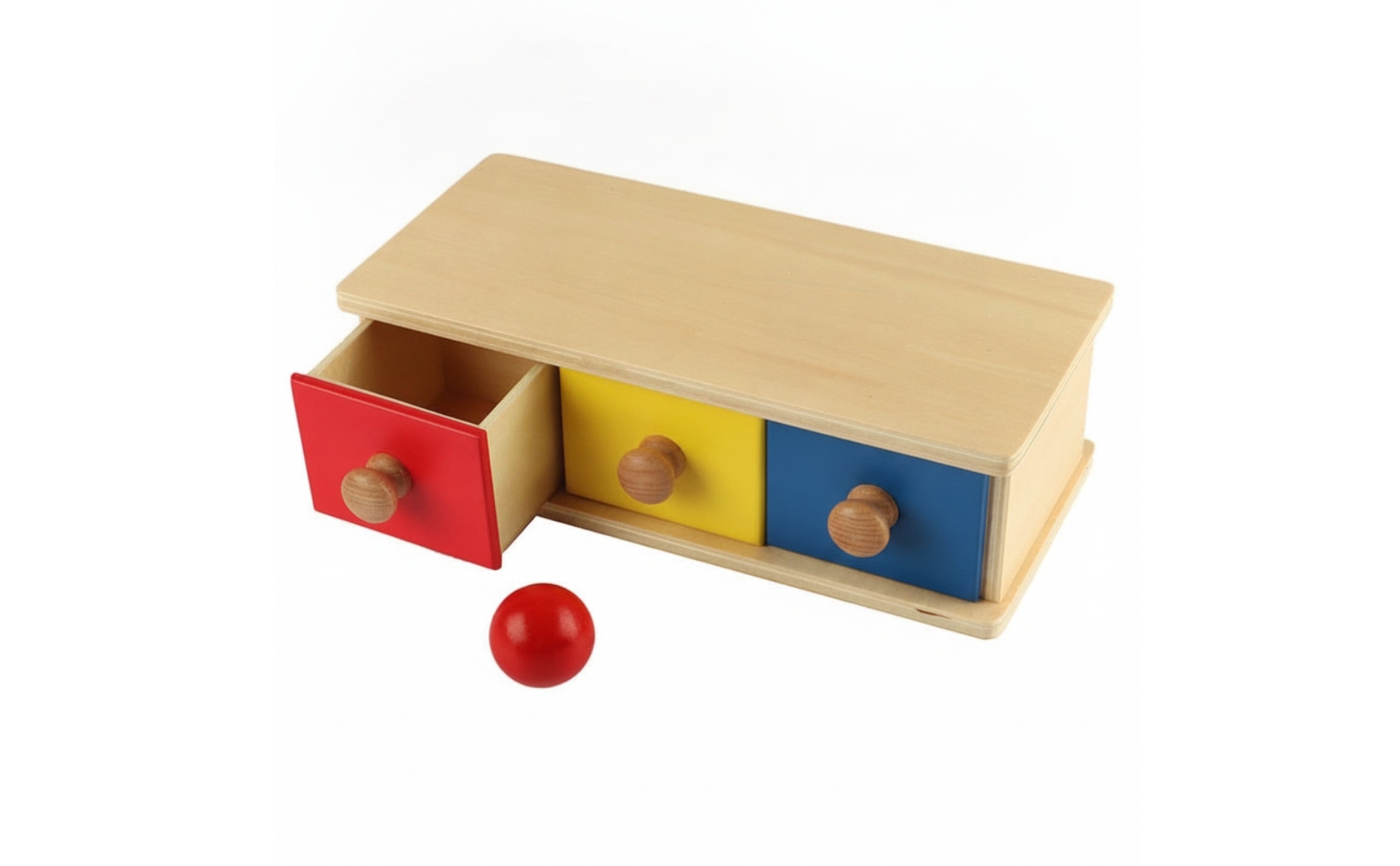 Child-Centered Drawer Box Early Learning Object Permanence Box Hand-Eye