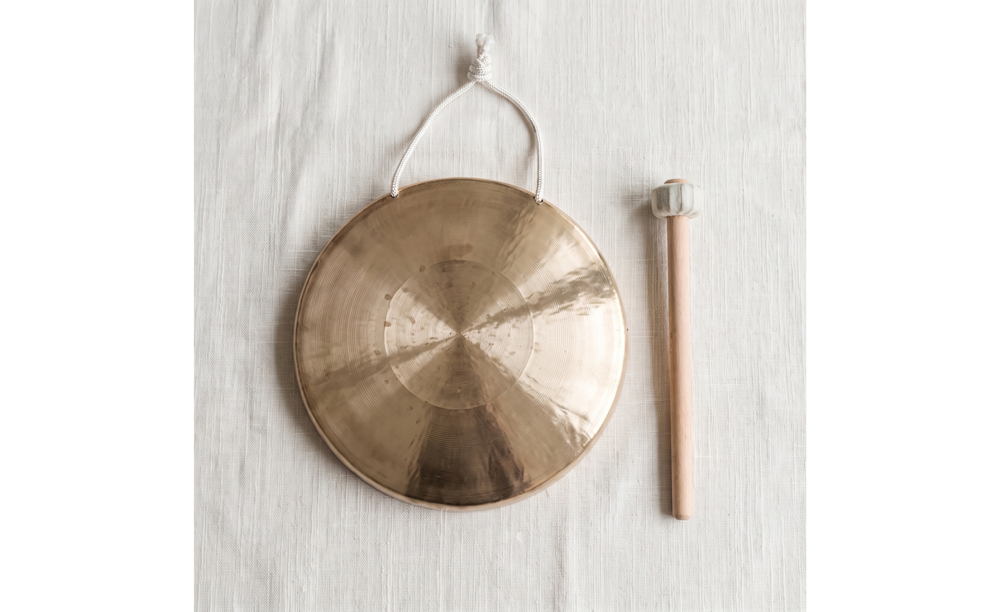 Copper Gong Traditional Gong Handmade for Rehearsal, Classroom, Performers