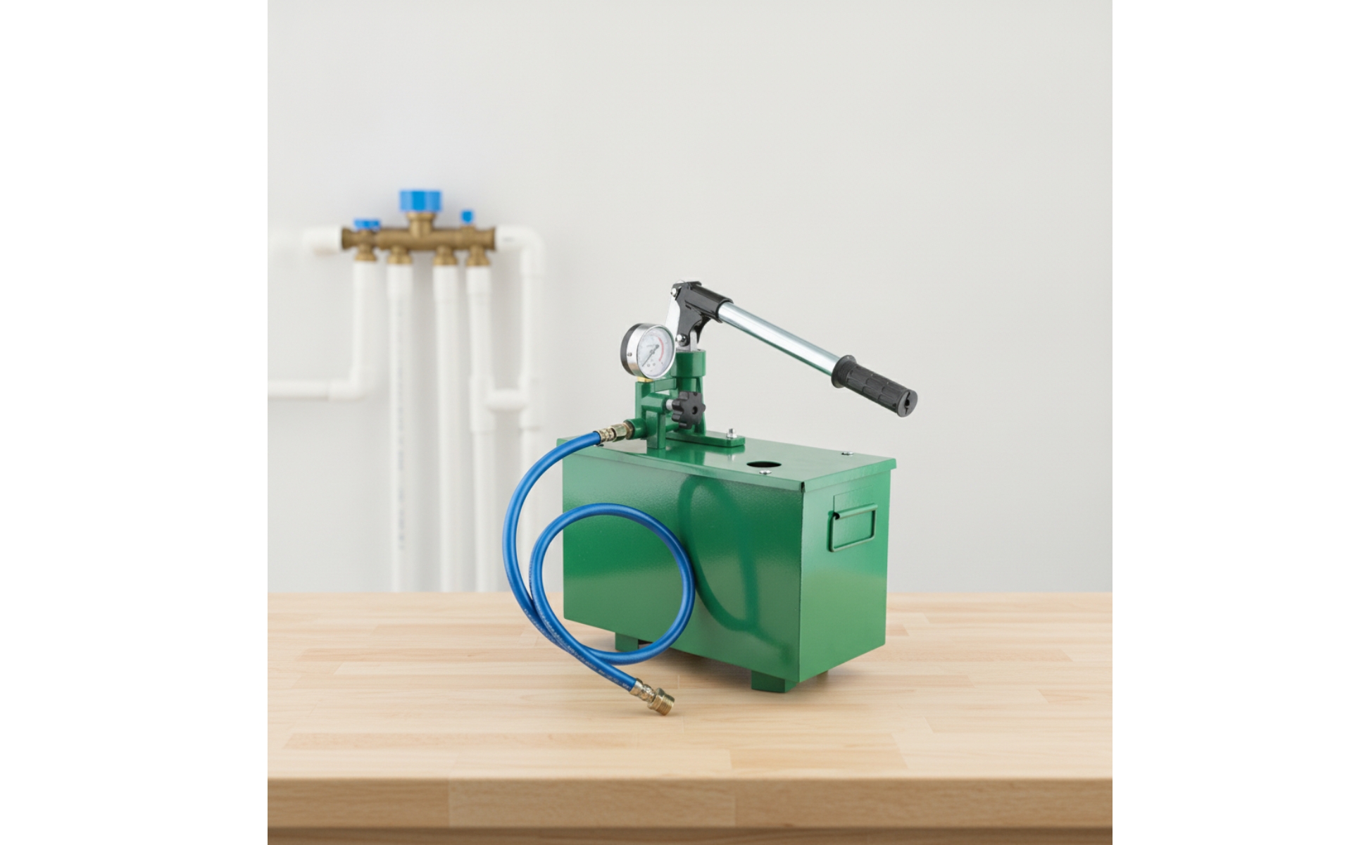 Pressure Test Pump with Gauge Lever-Style Pressure Test Pump Hand-Operated