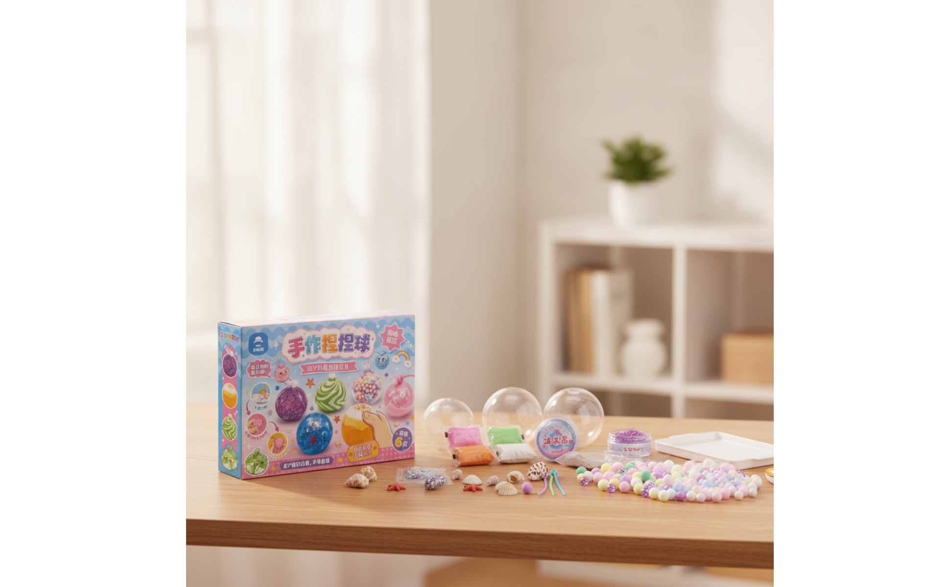 DIY Press Ball Kit Customizable Squishy Making Kit Sensory for Children