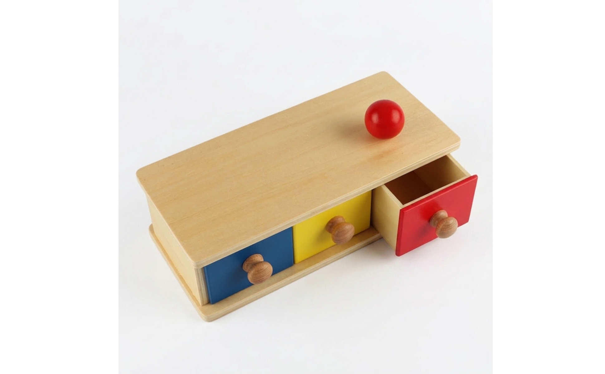 Child-Centered Drawer Box Early Learning Object Permanence Box Hand-Eye