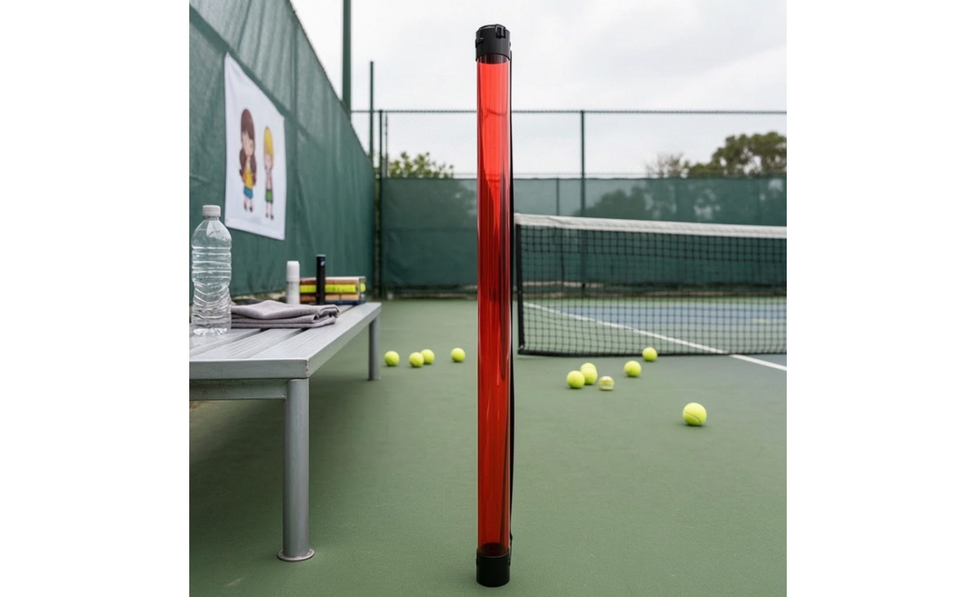 Tennis Ball Pickup Tube Portable Tennis Ball Collector Tube Lightweight