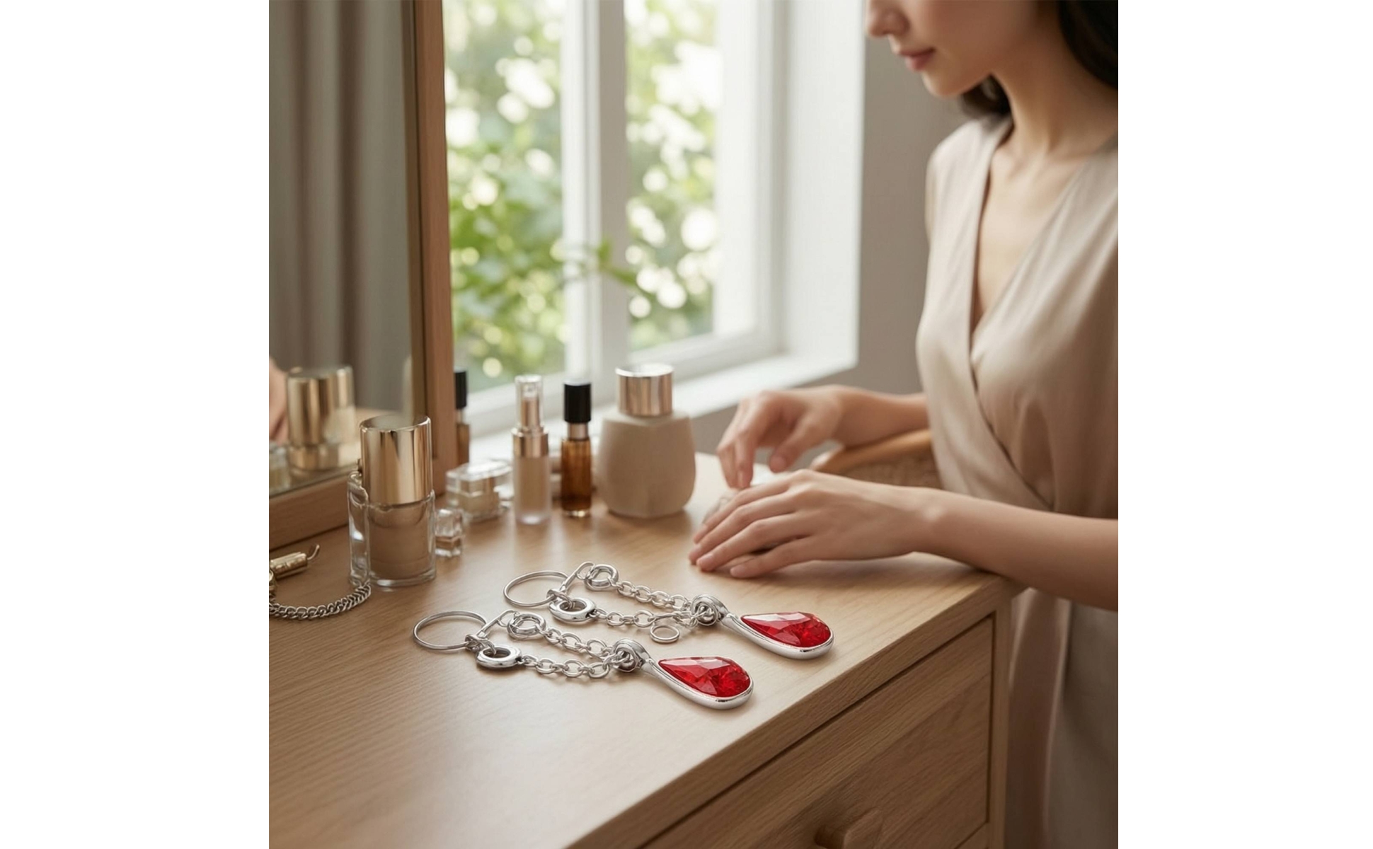 nippelpiercing mit anhänger verstellbar nippelpiercing rötlich für alltag