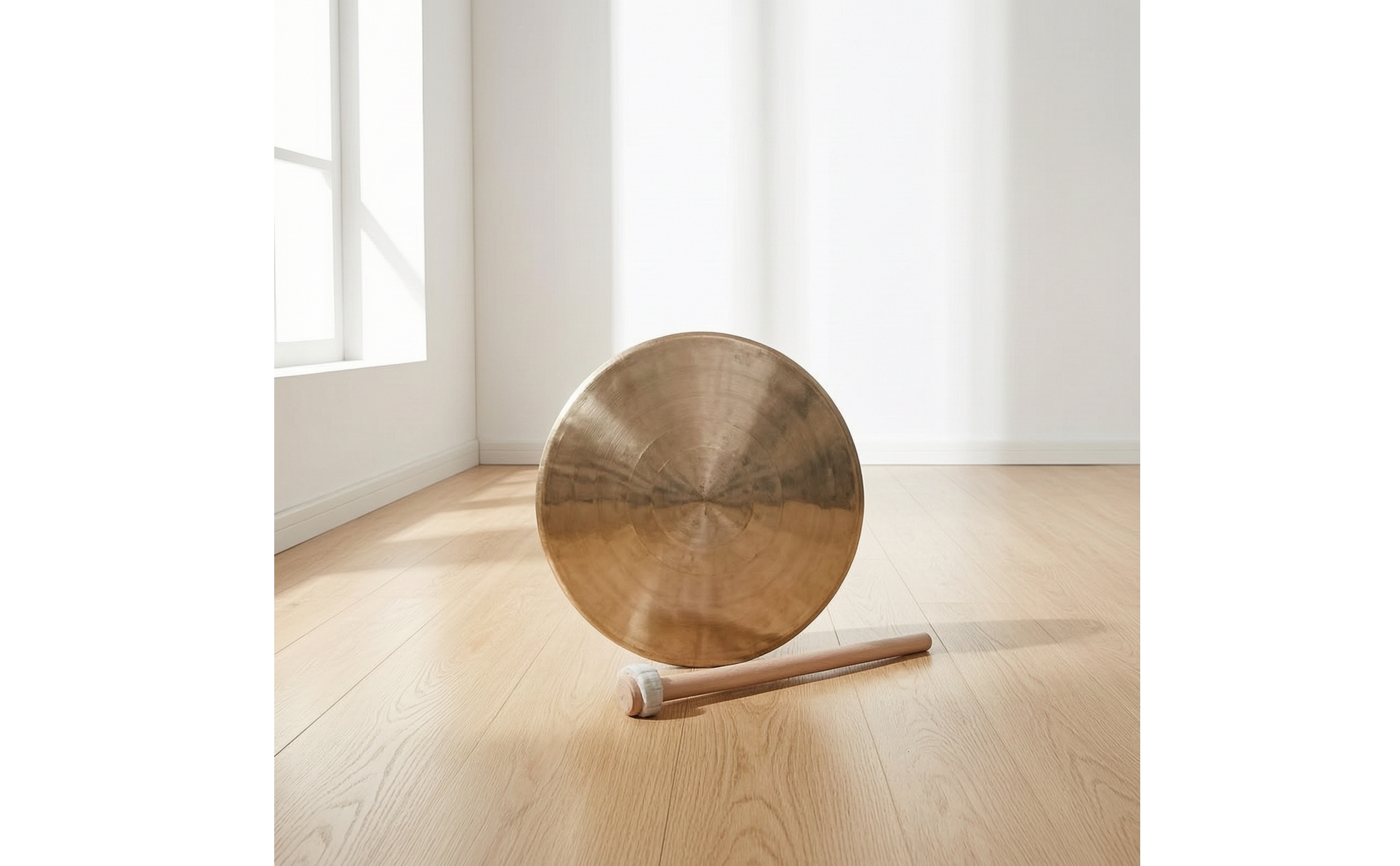 Copper Gong Traditional Gong Handmade for Rehearsal, Classroom, Performers