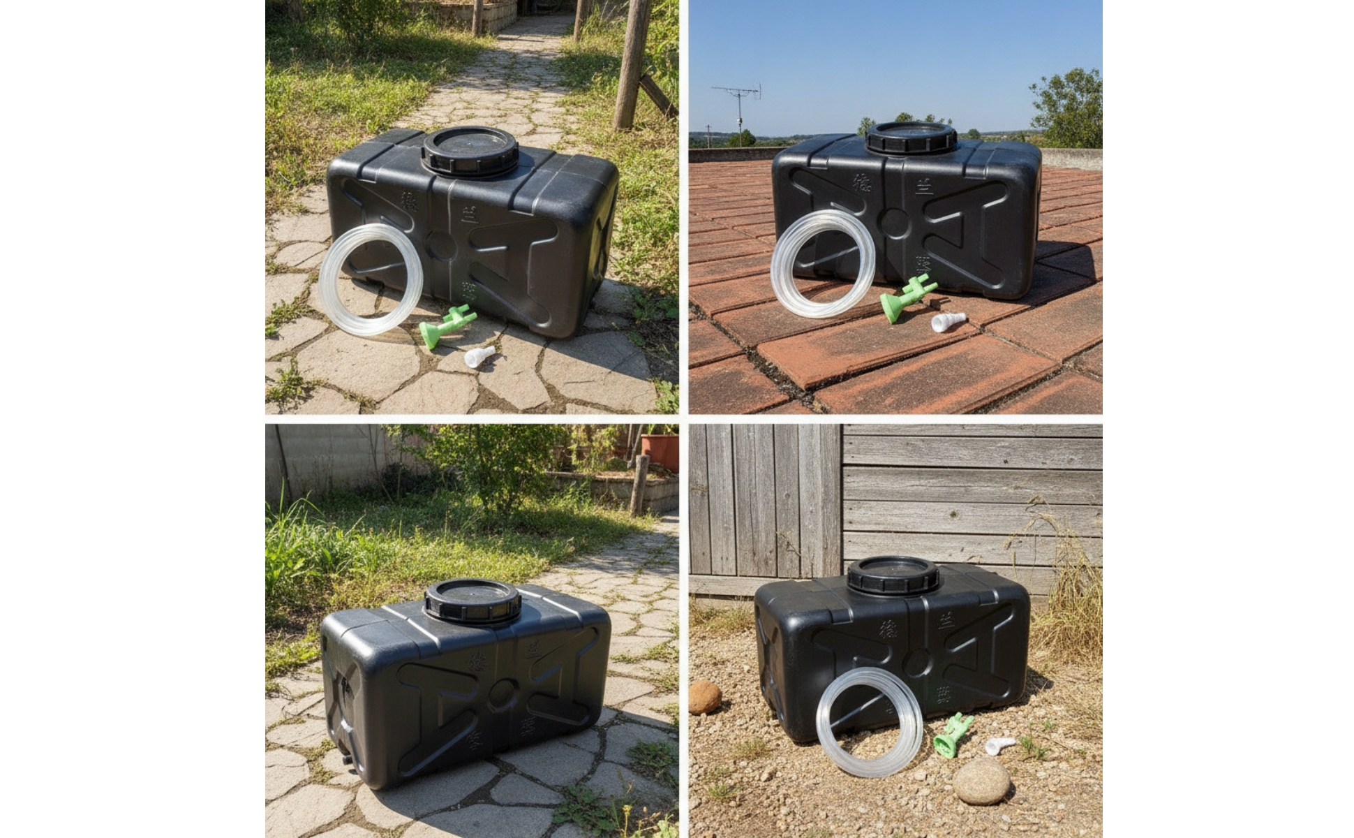 Solar Heated Water Tank Rectangular Solar Water Tank Outdoor for Camping