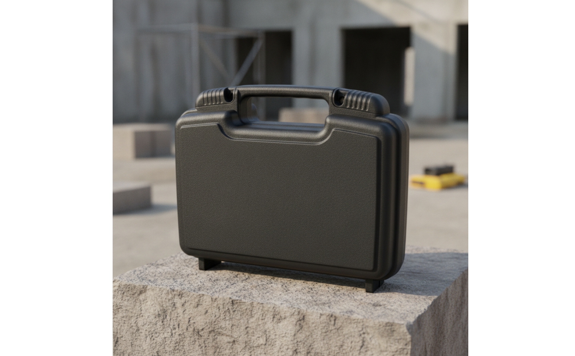 Hard Carrying Case with Handle Portable Plastic Equipment Case Lockable