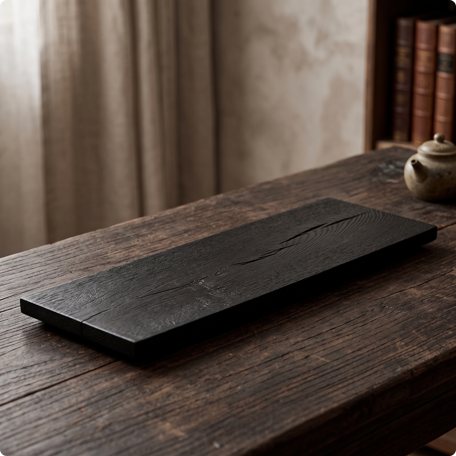 Dry Tea Tray Natural Wood Tea Tray Smooth Surface for Minimalists
