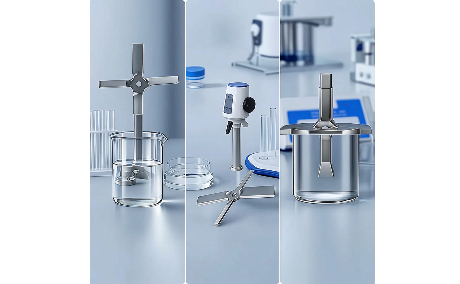 Laboratory Dispersing Impeller 304 Stainless Steel for Researchers, Scientists
