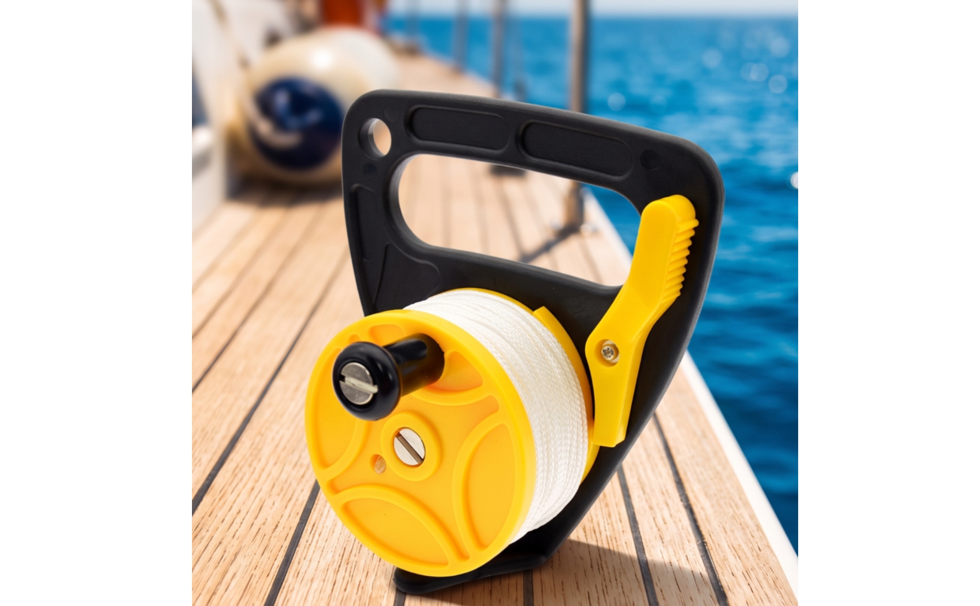 Scuba Diving Line Reel Hand-Held Dive Reel with Handle Compact for Cave Divers