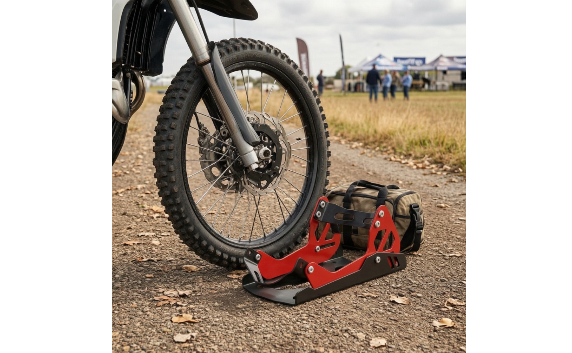 Motorcycle Wheel Chock Low-Height Motorcycle Wheel Stand Reinforced for Trailer