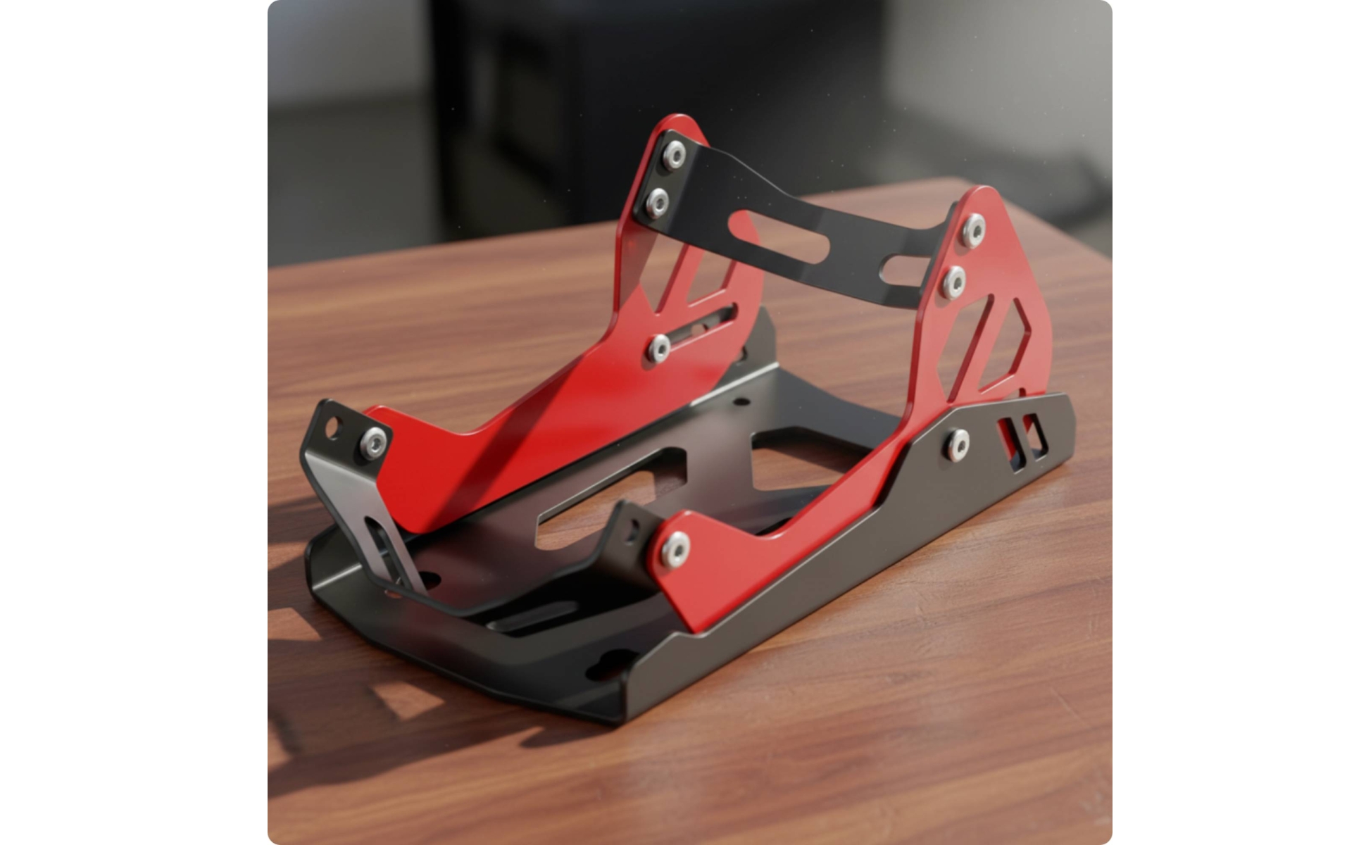 Motorcycle Wheel Chock Low-Height Motorcycle Wheel Stand Reinforced for Trailer
