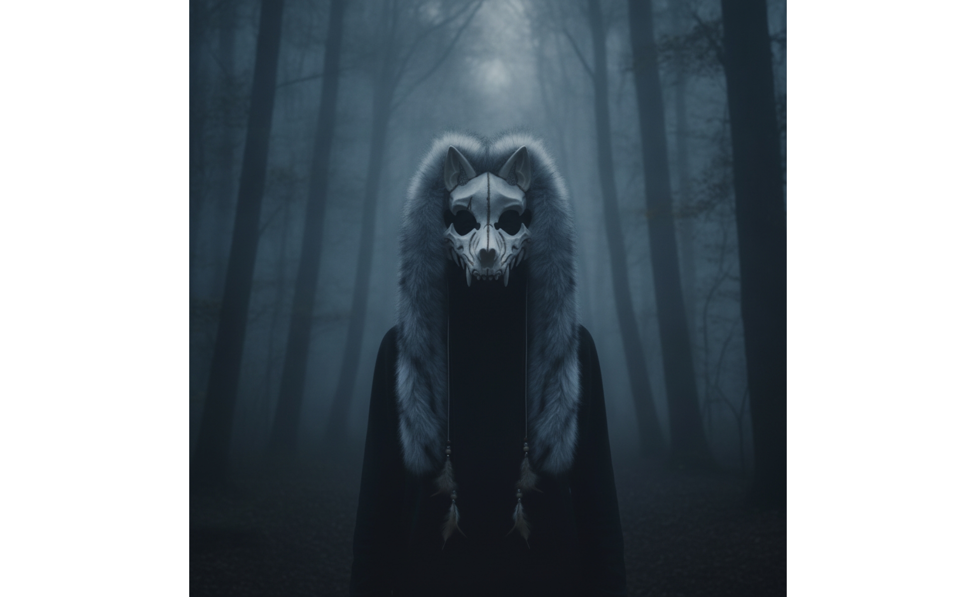 Animal Skull Headpiece Faux Wolf Skull Headpiece Realistic for Photoshoots