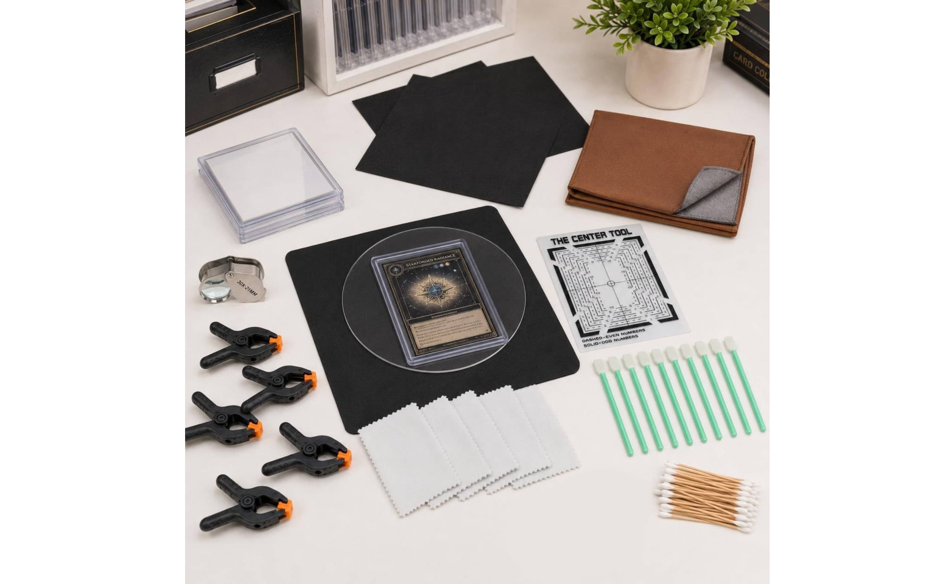 Trading Card Cleaning Kit Allall-Inclusive Trading Card Care Kit Complete