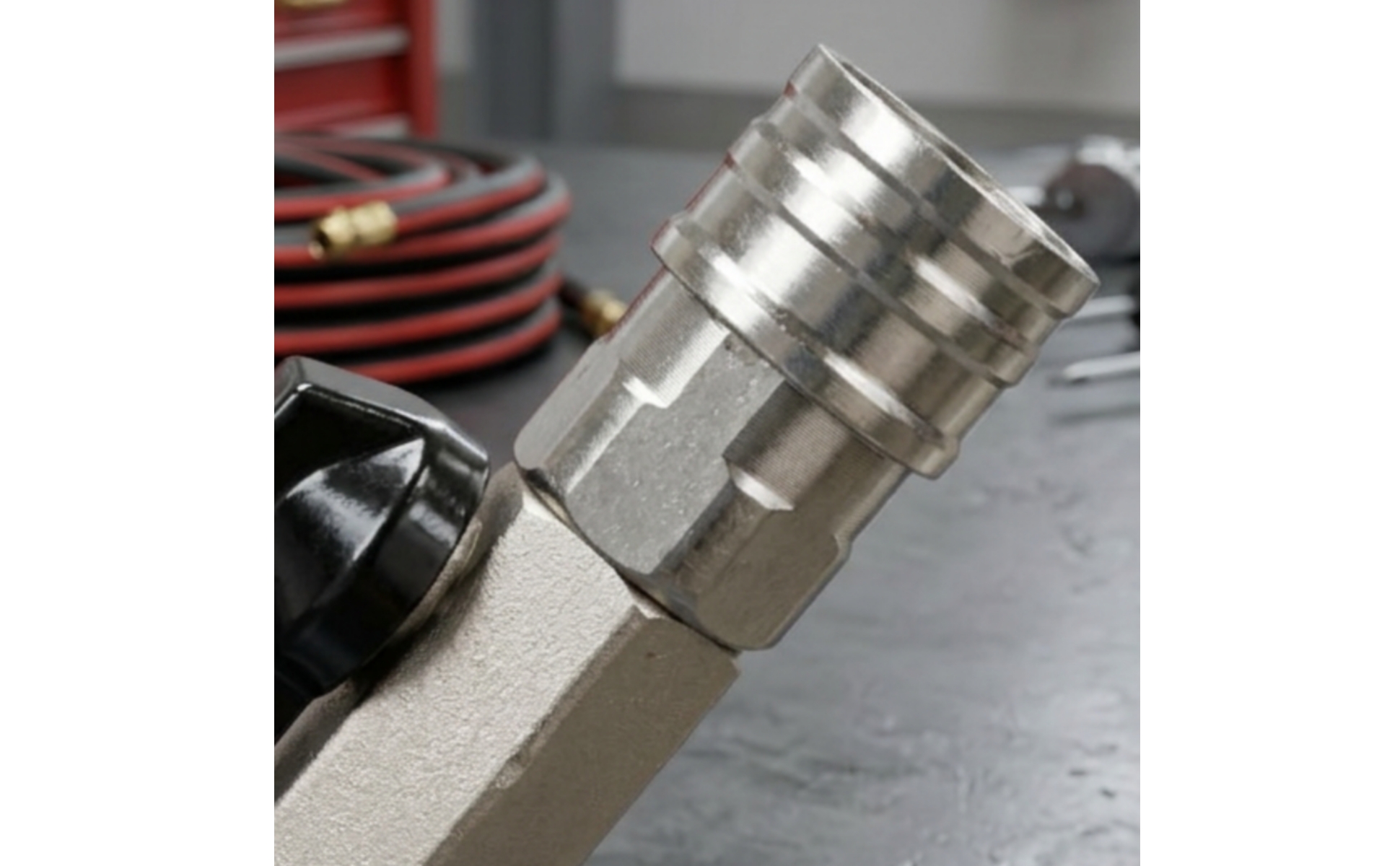 Inline Shut-off Valve Metal Ball Valve with Quick Connect Fittings Compact