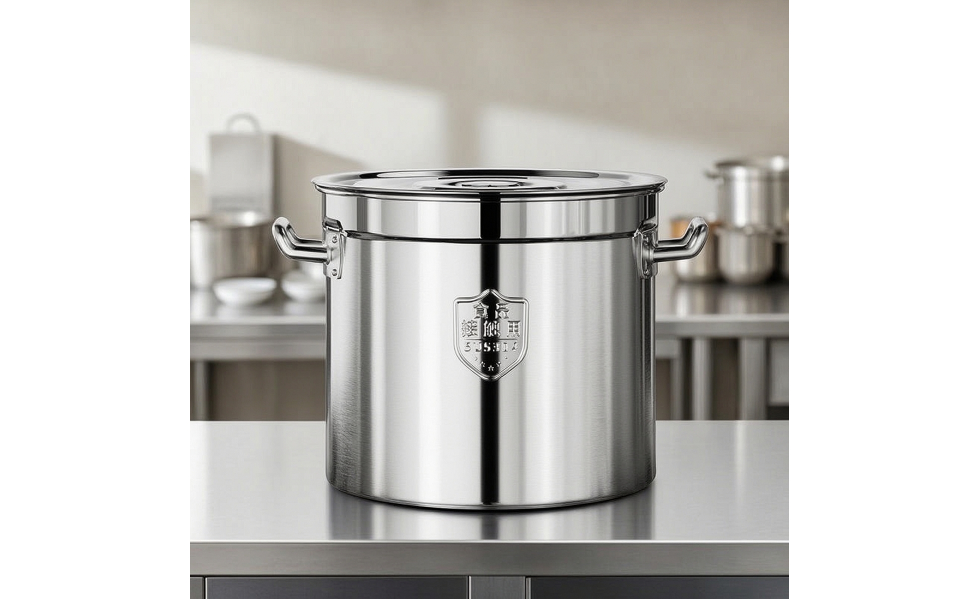 Stainless Steel Stock Pot with Lid Commercial Grade Soup Pot with Lid