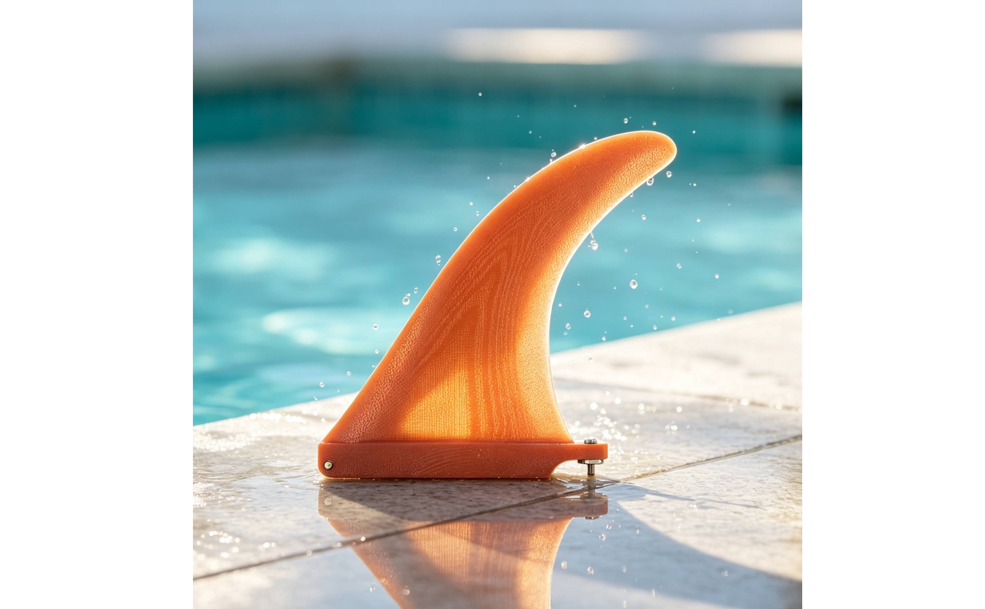 Single Fin 8.5-Inch Surfboard Fin with Screw Universal Fit for Surfing, Surfers