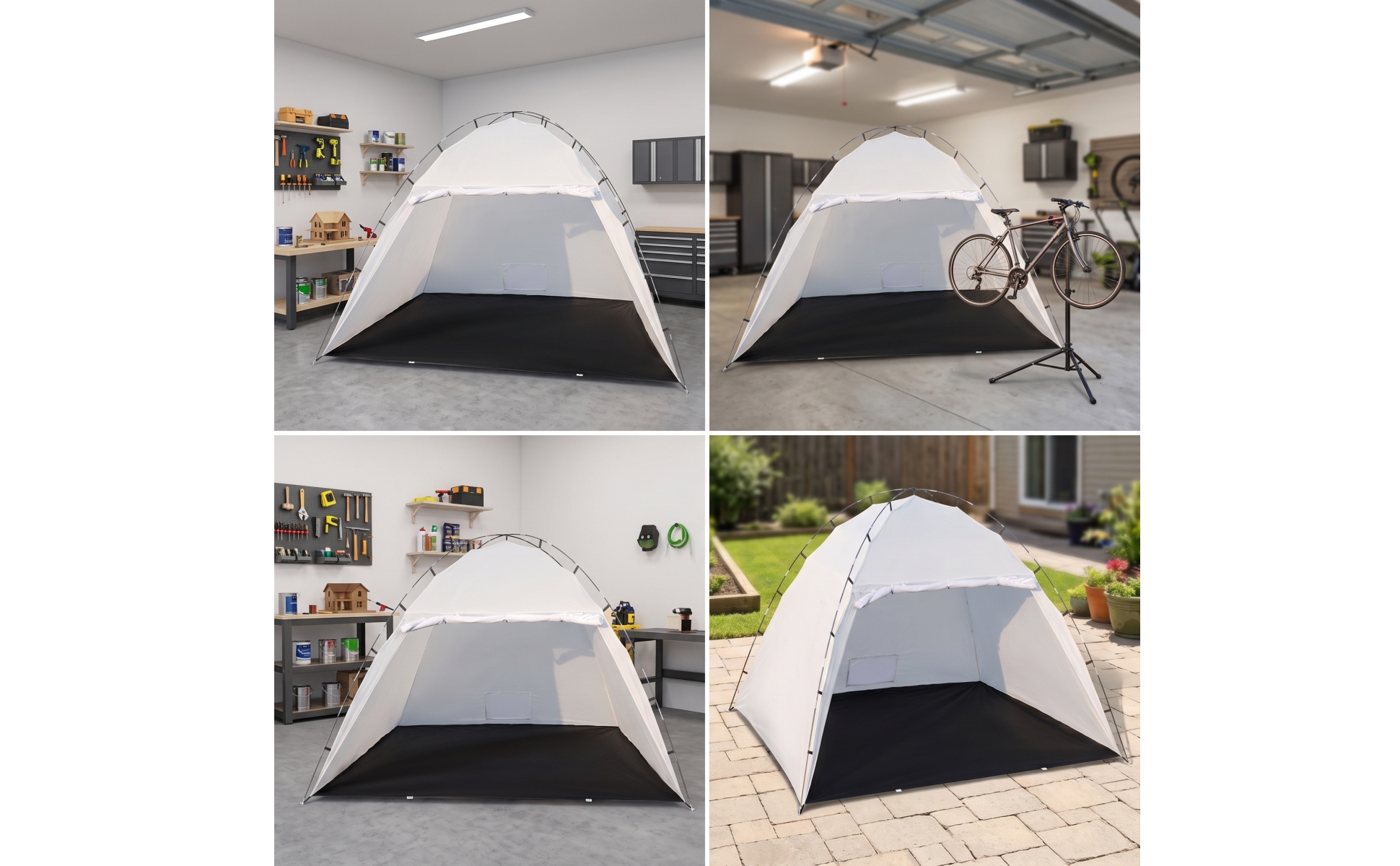 Spray Paint Tent Foldable Portable Paint Booth Tent Reusable for Home Workshops