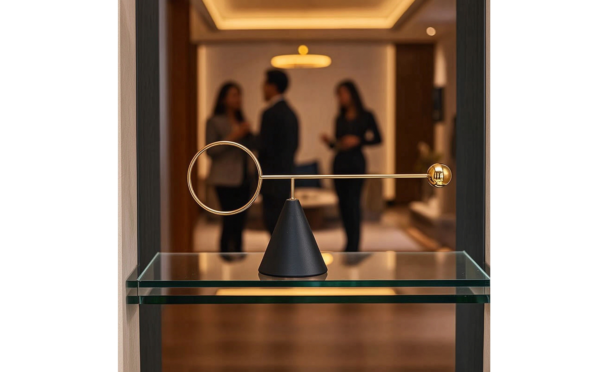 Abstract Display Accent Modern Tabletop Ornament Minimalist for Living Room