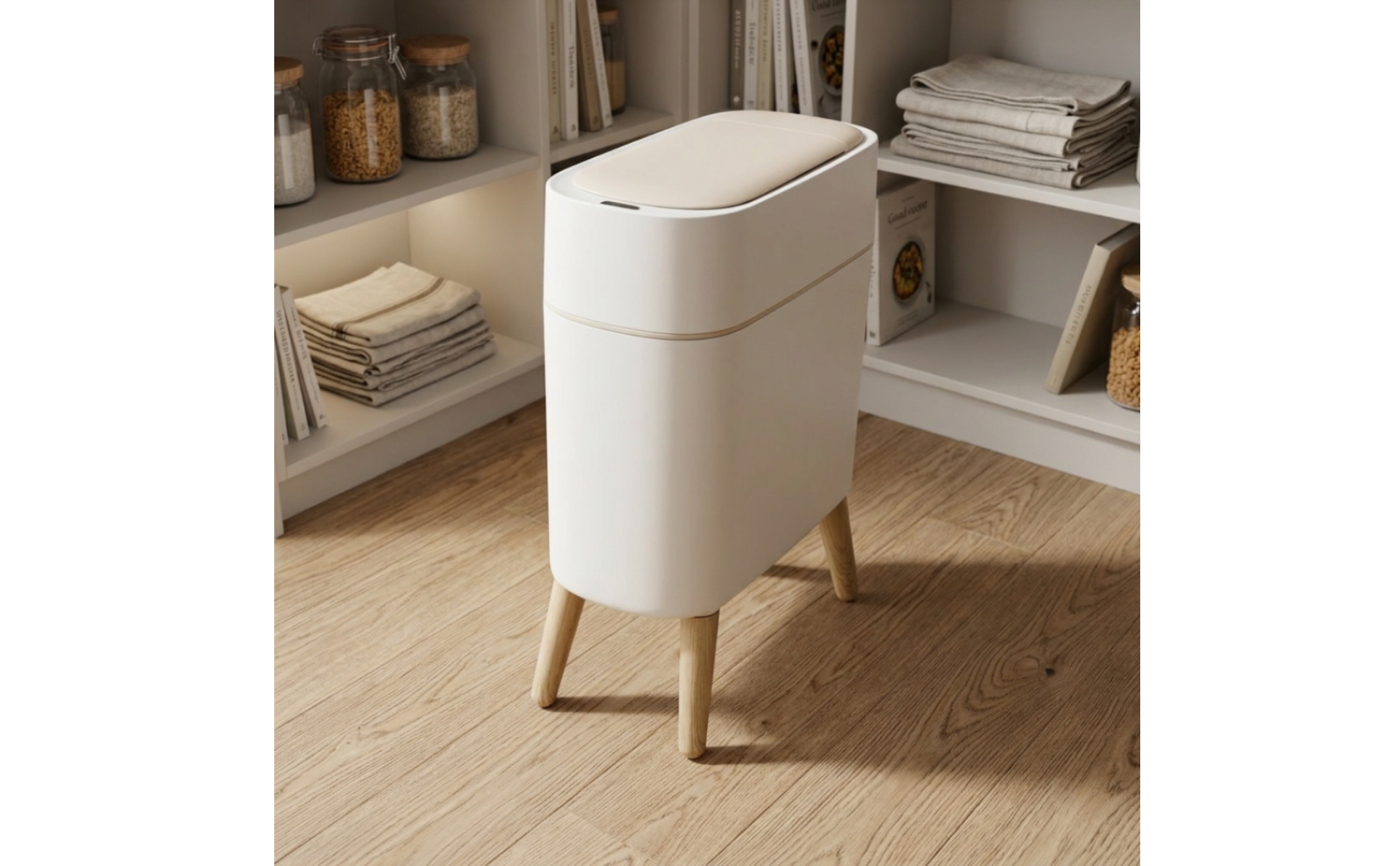 Smart Sensor Trash Can Narrow Automatic Trash Can with Legs Elevated for Kitchen