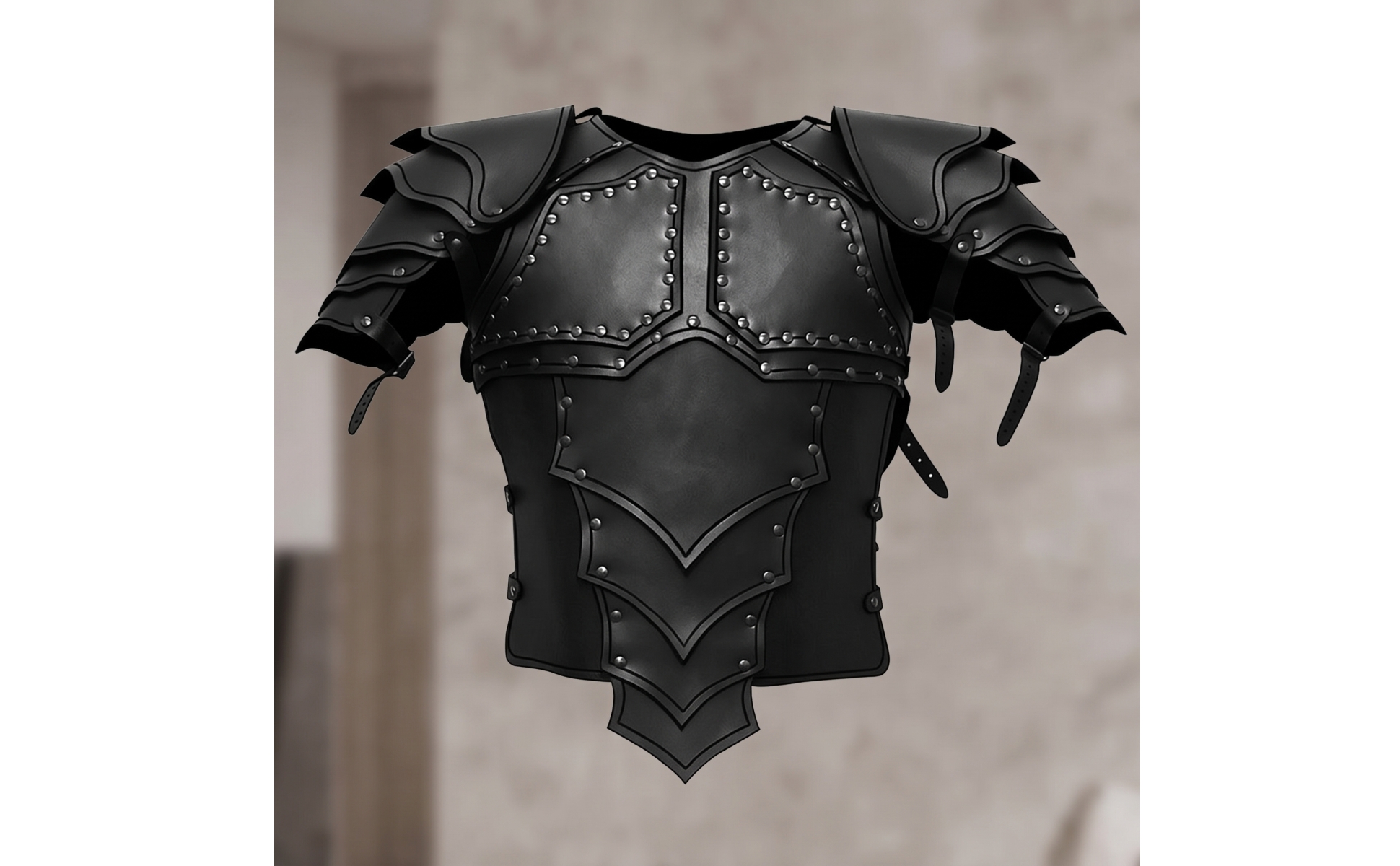 Shoulder Protective Gear with Straps Medieval Pauldron with Straps Viking