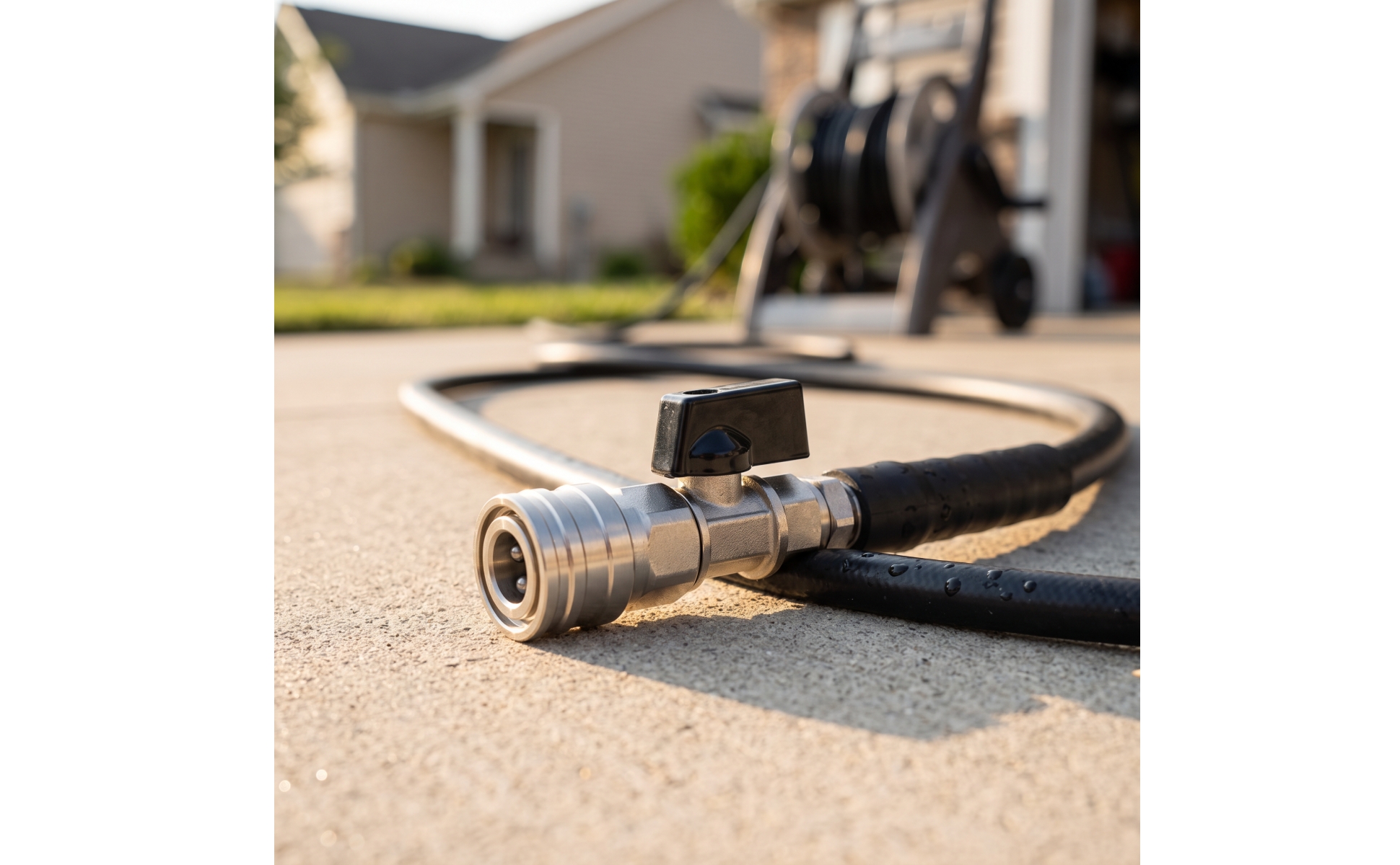 Pressure Washer Ball Valve Heavy-Duty for Car Detailing, Garage, Professionals