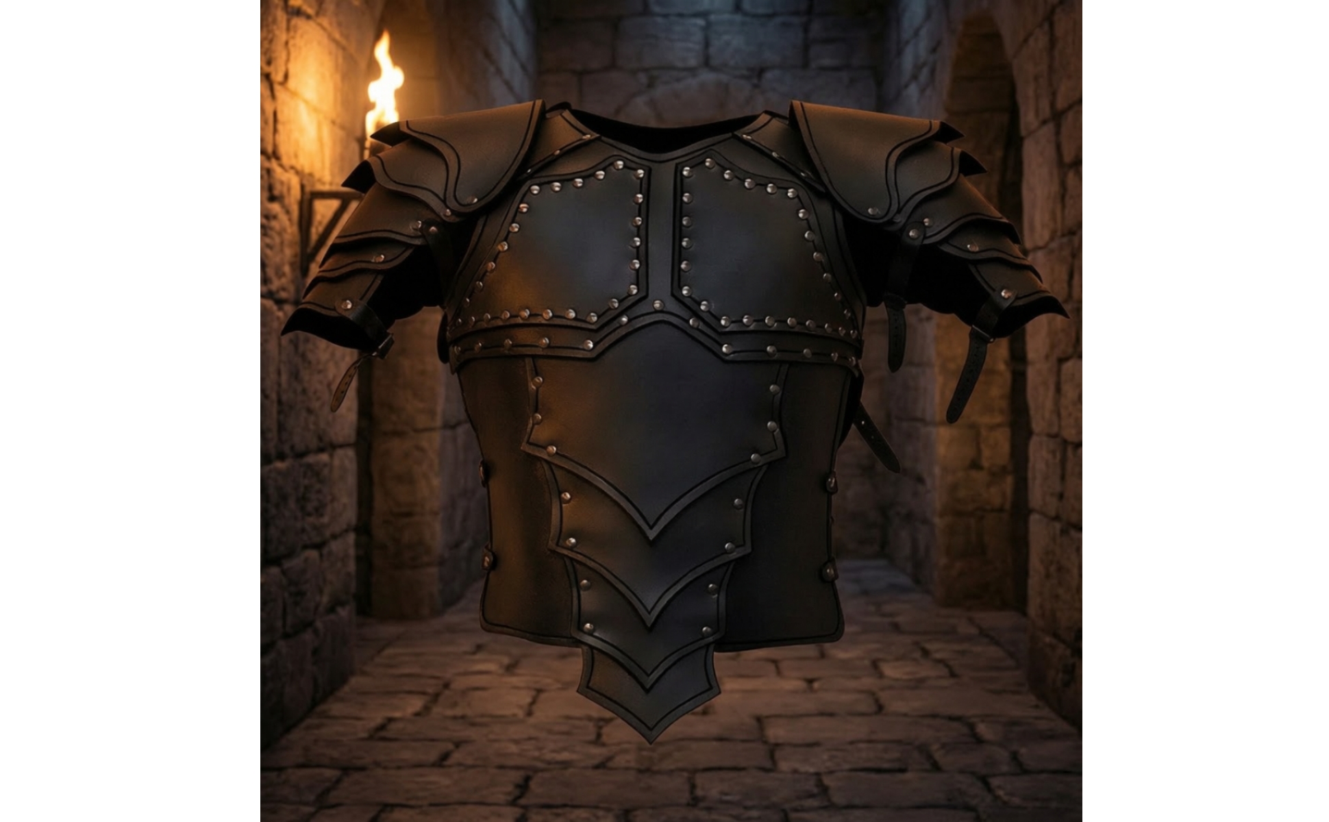Shoulder Protective Gear with Straps Medieval Pauldron with Straps Viking