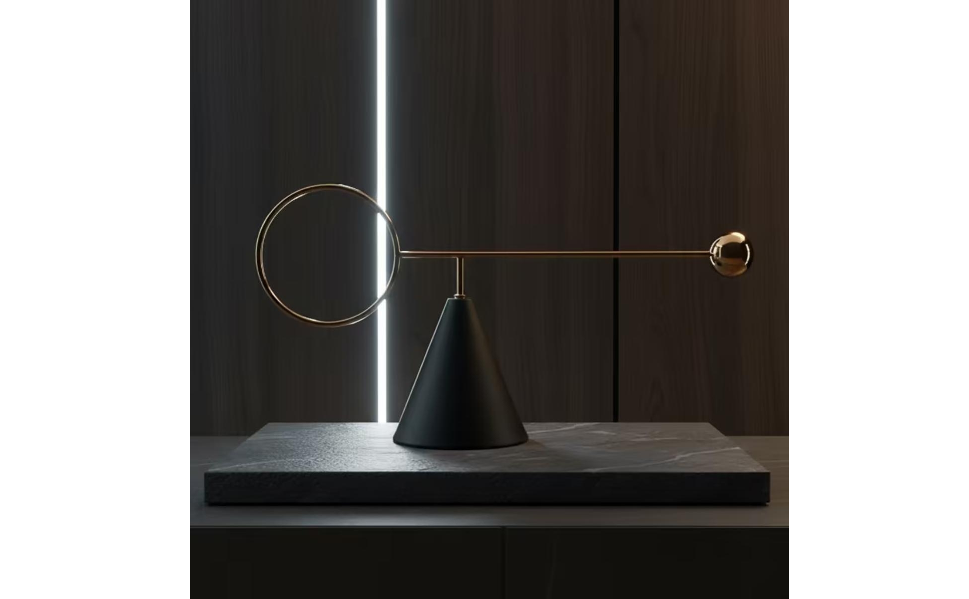 Abstract Display Accent Modern Tabletop Ornament Minimalist for Living Room