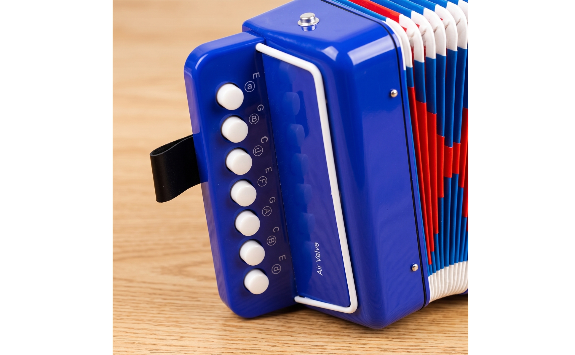 Toy Accordion 7-Key Kids Accordion 2-Bass for Music Lessons, Beginners