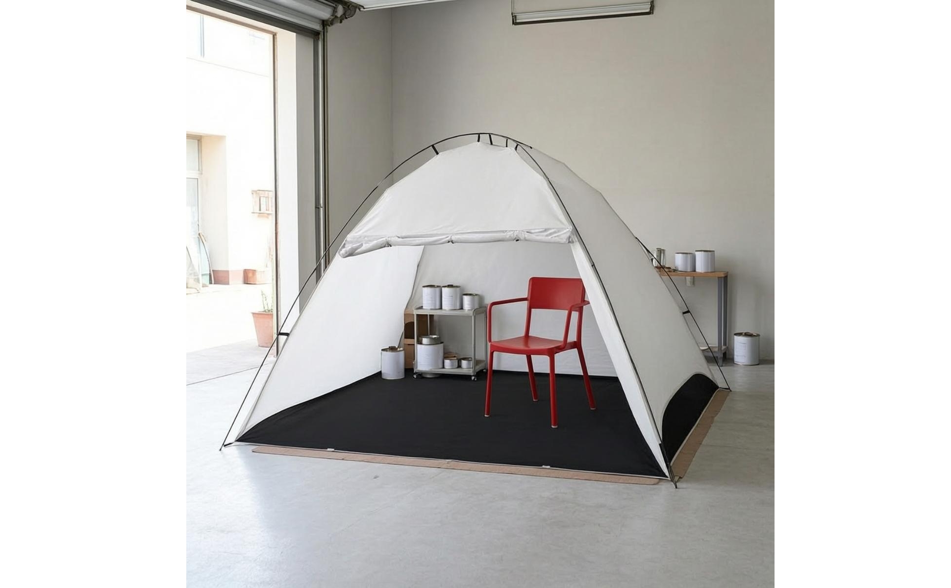 Spray Paint Tent Foldable Portable Paint Booth Tent Reusable for Home Workshops