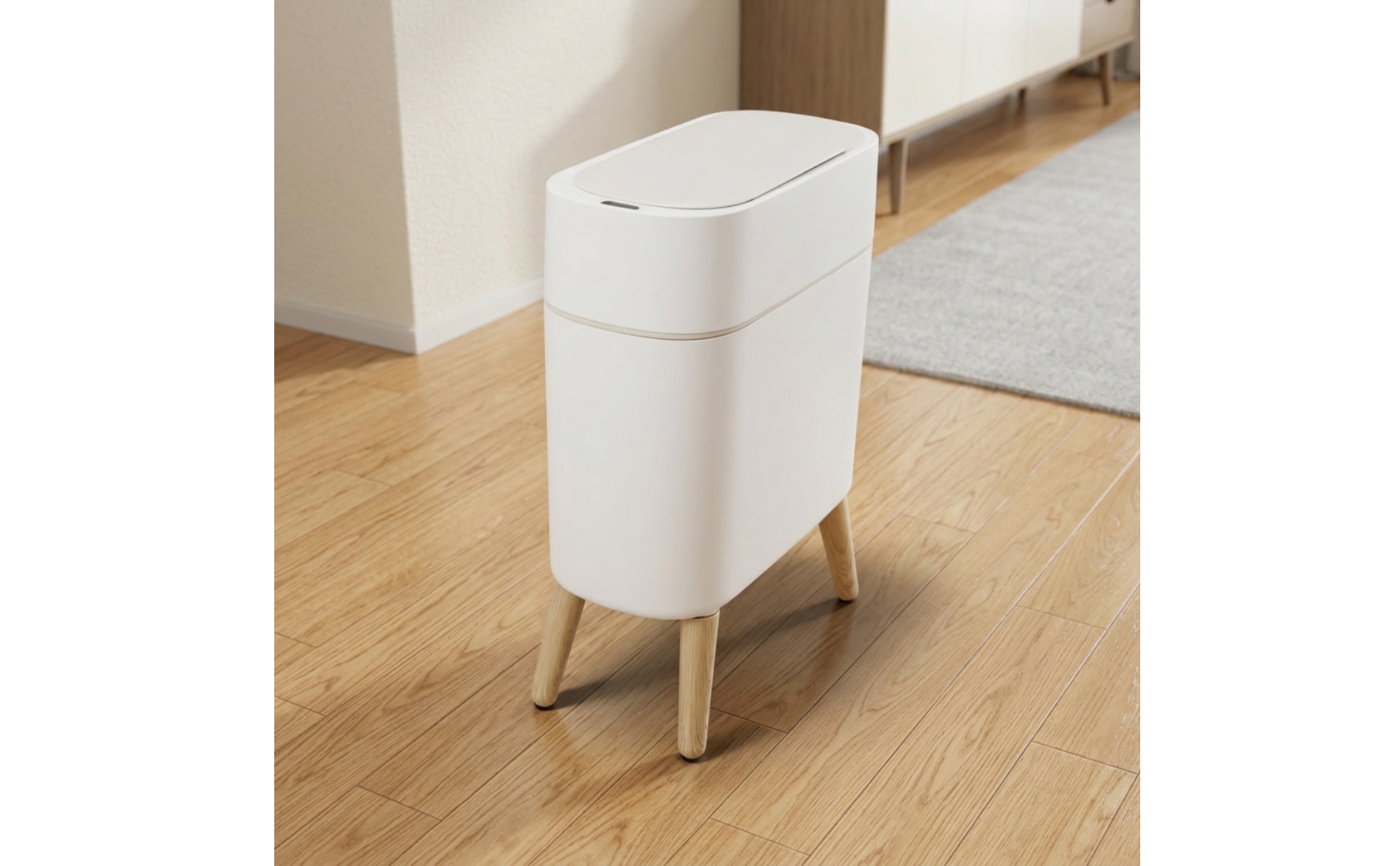 Smart Sensor Trash Can Narrow Automatic Trash Can with Legs Elevated for Kitchen