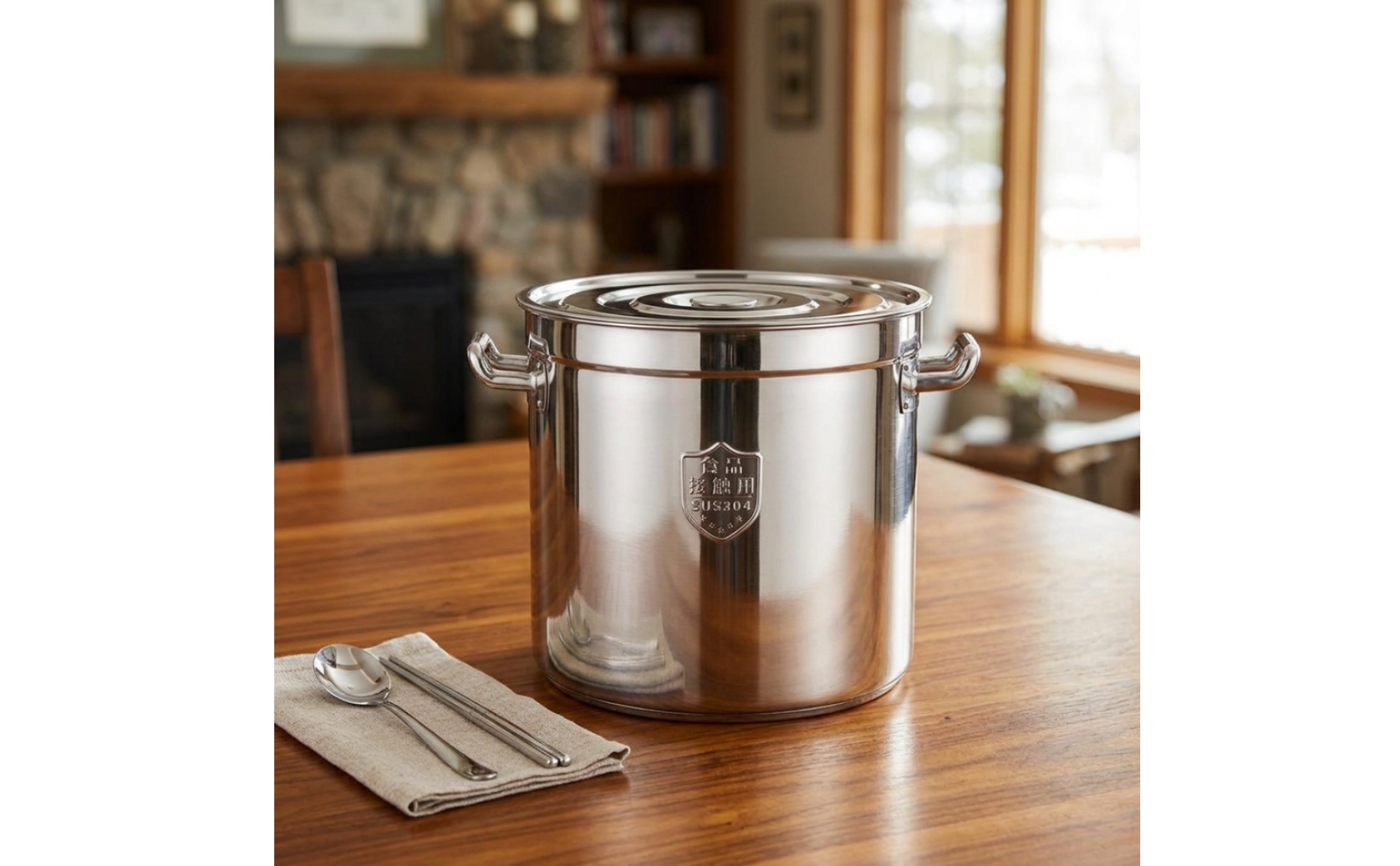 Stainless Steel Stock Pot with Lid Commercial Grade Soup Pot with Lid