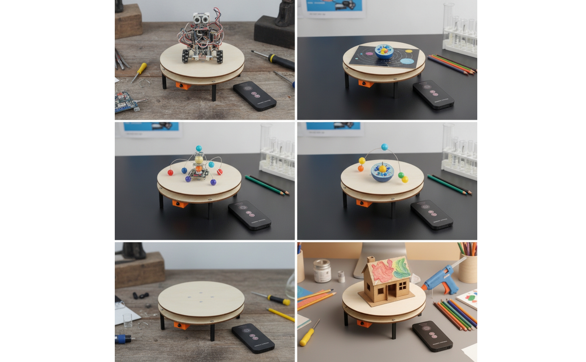 Rotating Platform with Wireless Control Hands-on DIY Rotating Platform