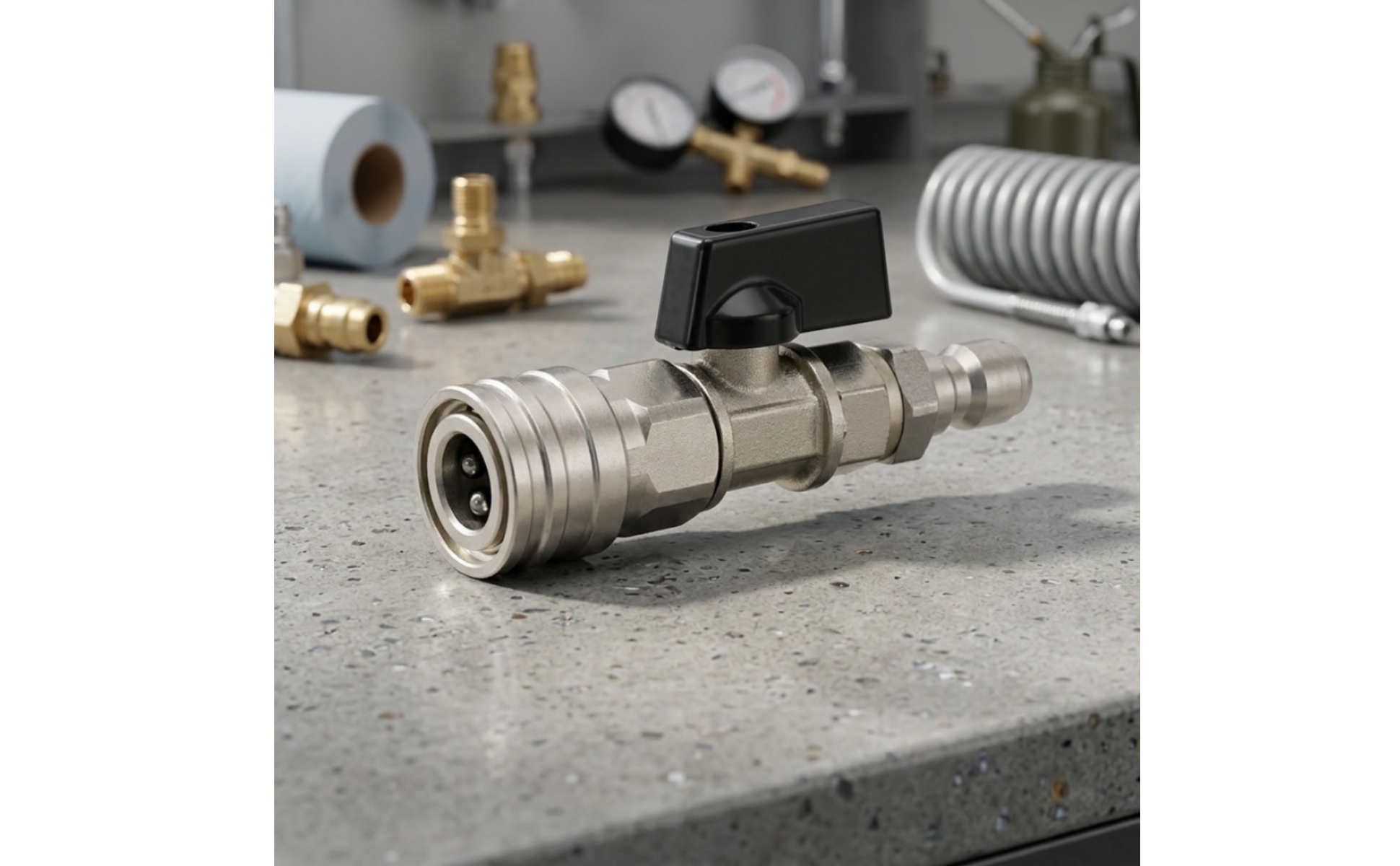 Pressure Washer Ball Valve Heavy-Duty for Car Detailing, Garage, Professionals