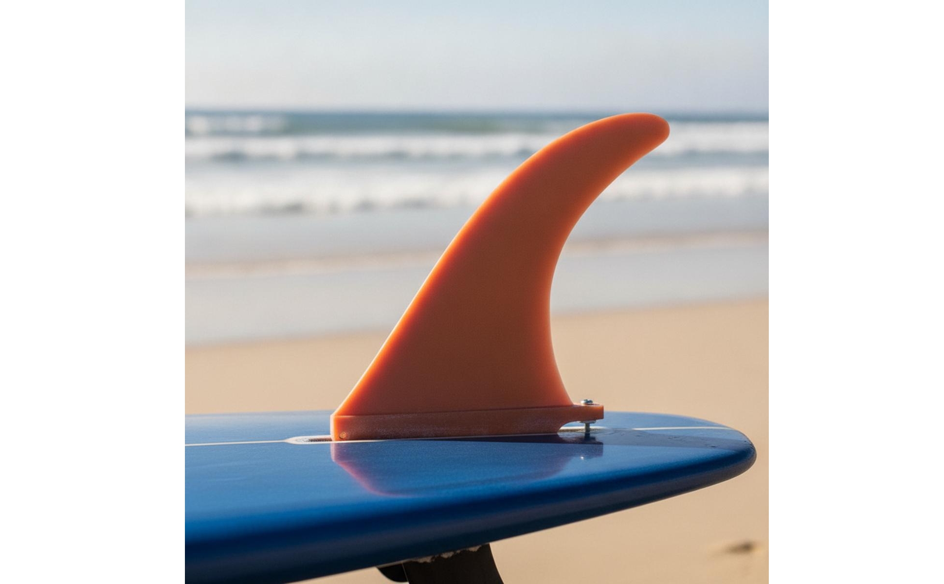 Single Fin 8.5-Inch Surfboard Fin with Screw Universal Fit for Surfing, Surfers